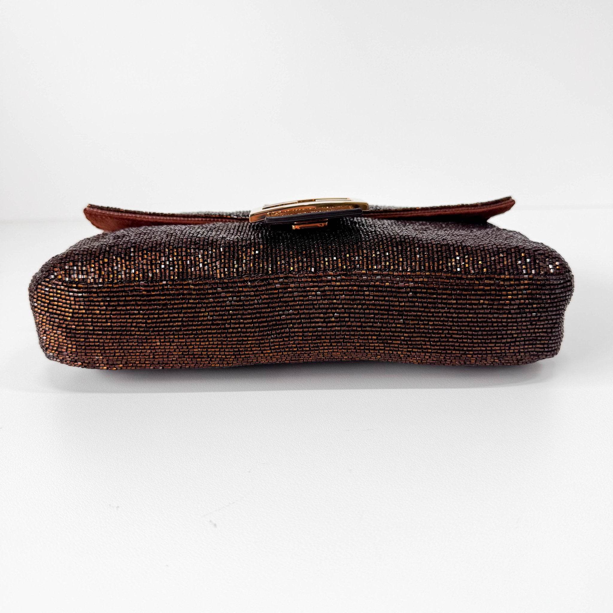 FENDI Baguette Brown Beaded Shoulder Bag, in , Sold by HIVE PRELOVED - Shoulder Bags, ,