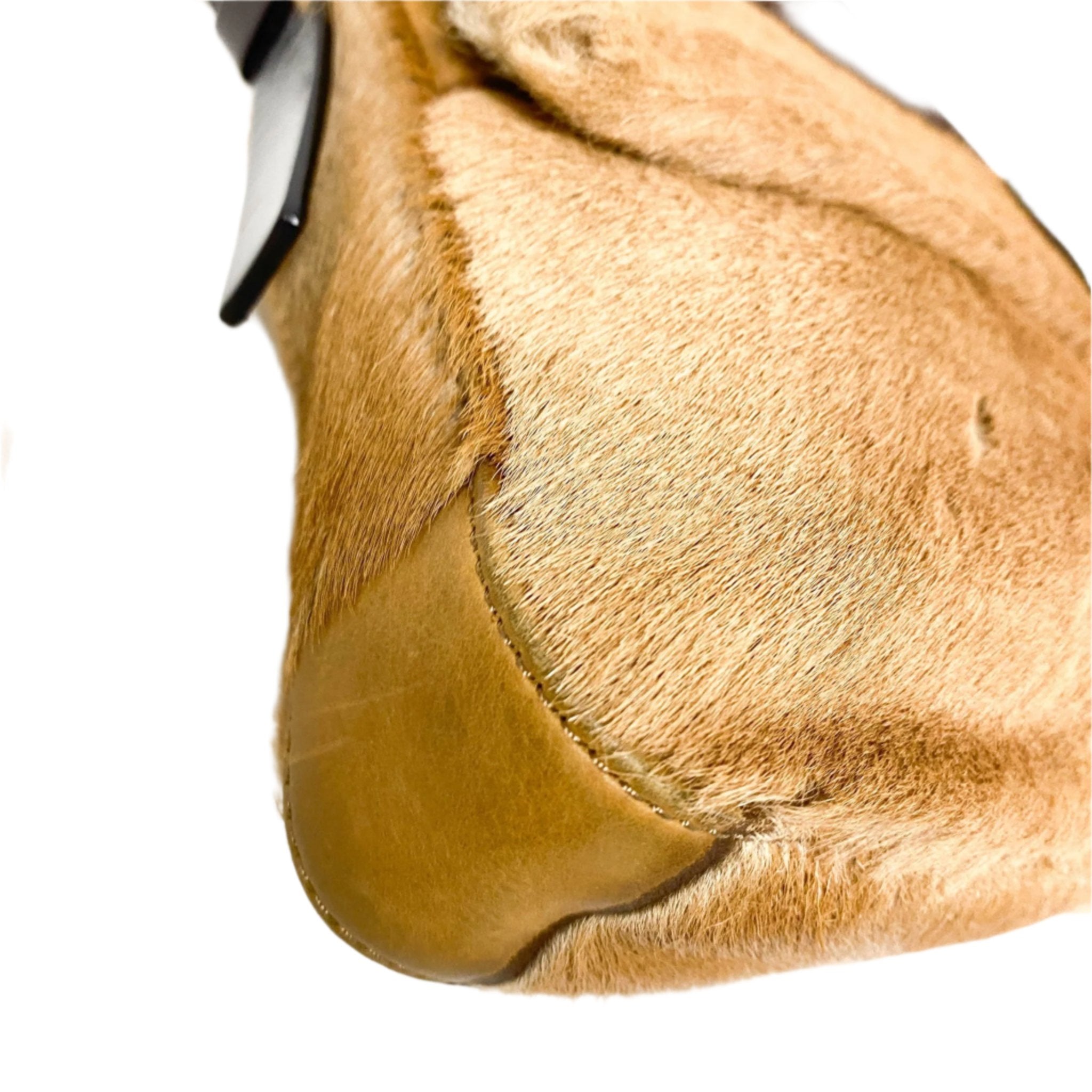 FENDI Baguette Brown Leather and Ponyhair Patchwork Shoulder Bag, in , Sold by HIVE PRELOVED - Shoulder Bags, ,