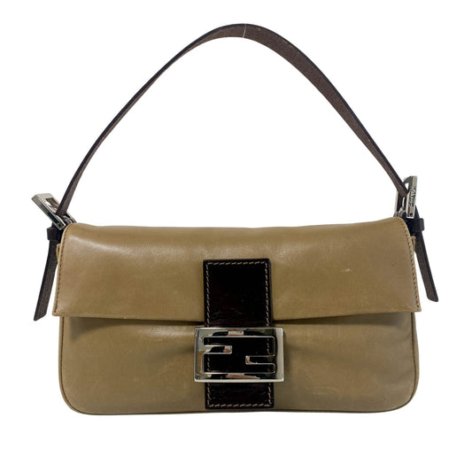 FENDI Baguette Brown Leather Shoulder Bag, in , Sold by HIVE PRELOVED - Shoulder Bags, ,