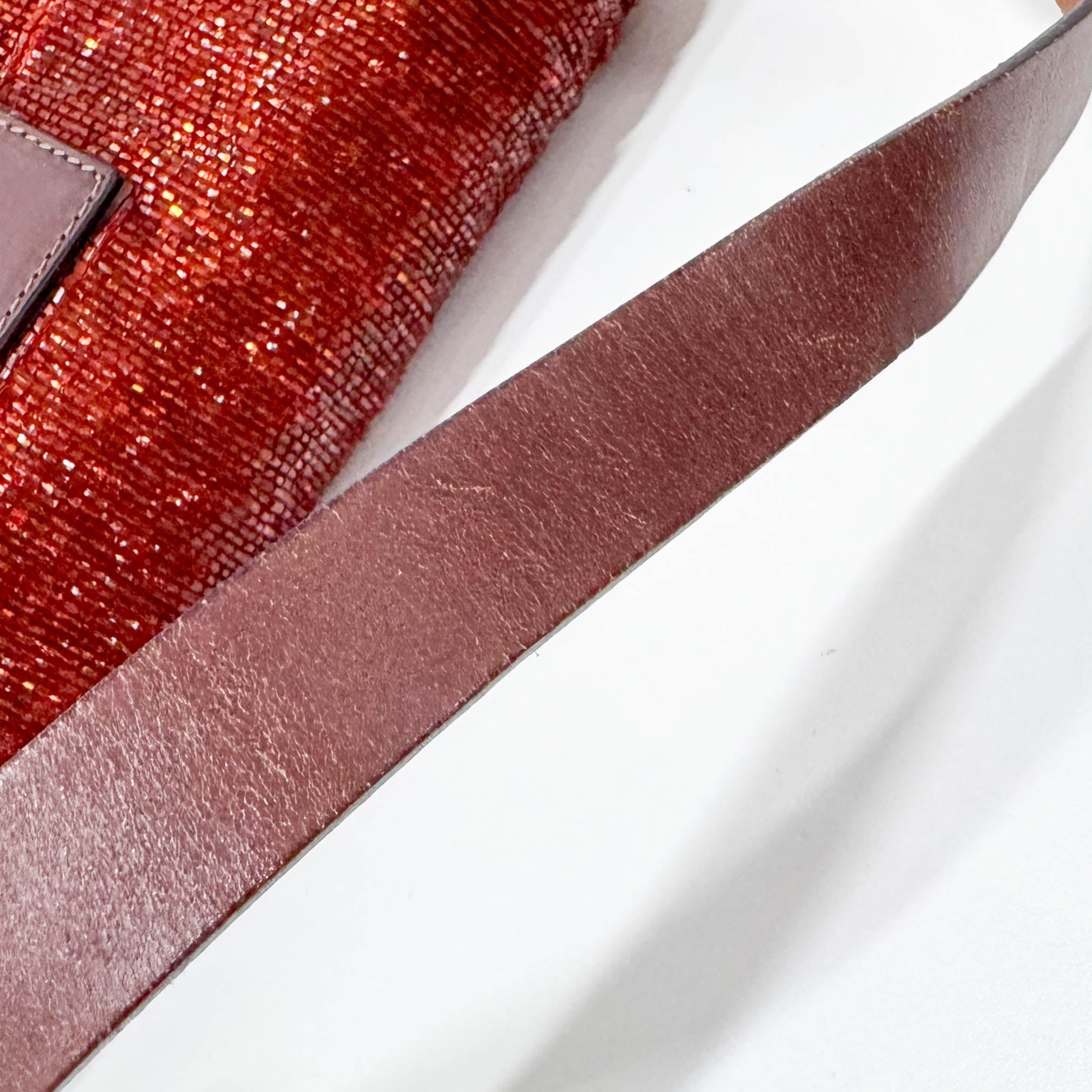 FENDI Baguette Brown Orange Beaded Shoulder Bag, in , Sold by HIVE PRELOVED - Shoulder Bags, ,