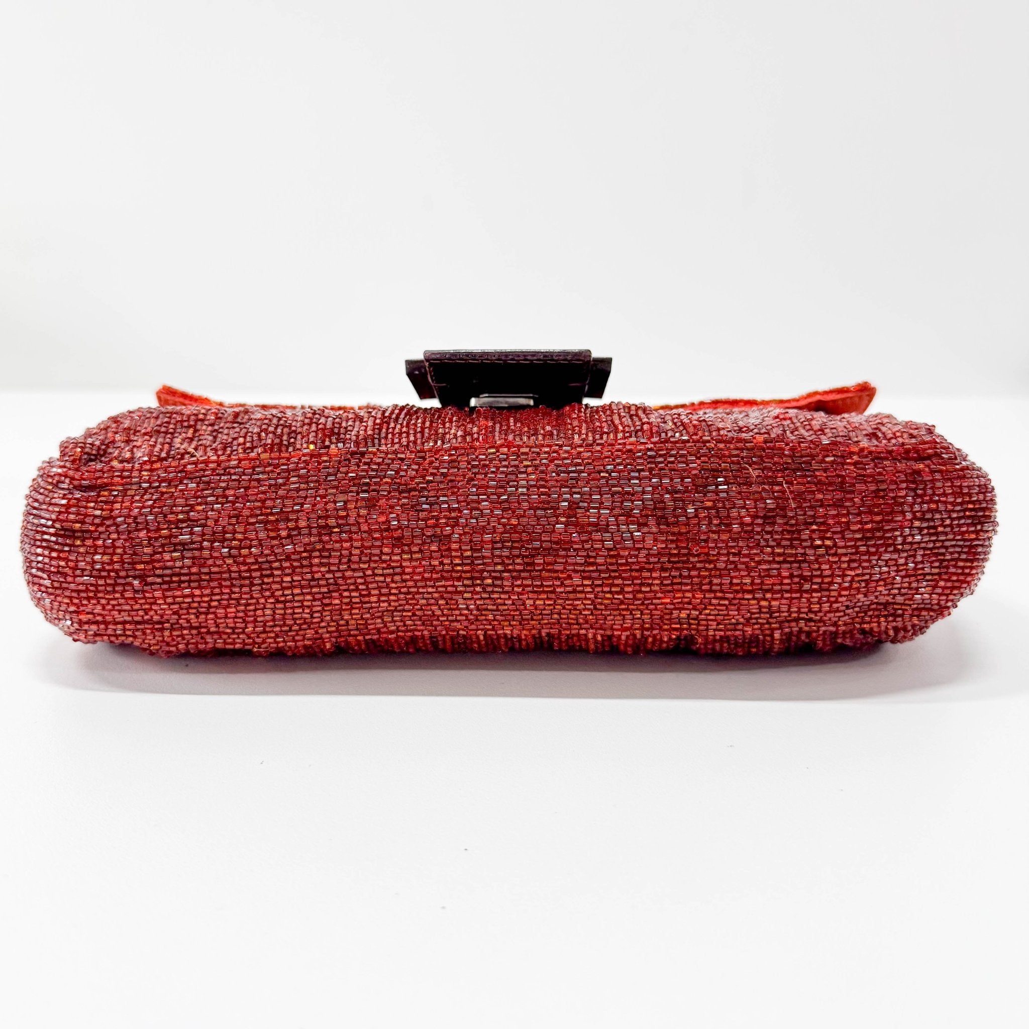 FENDI Baguette Brown Orange Beaded Shoulder Bag, in , Sold by HIVE PRELOVED - Shoulder Bags, ,