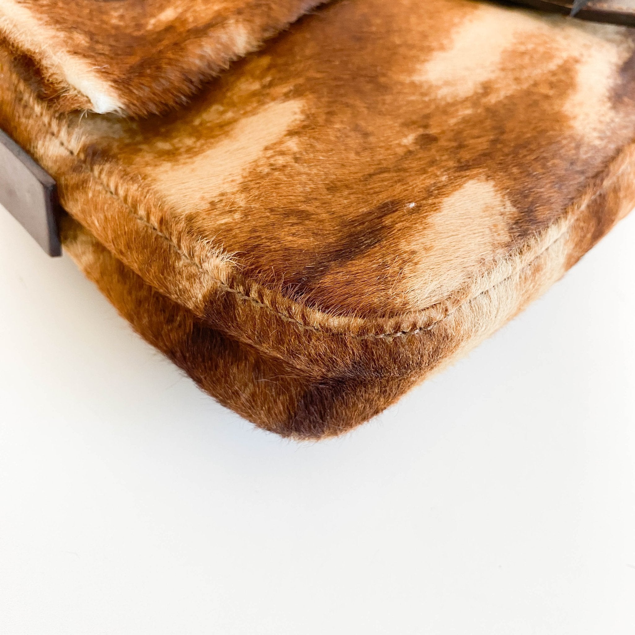 FENDI Baguette Brown Pony Hair Shoulder Bag, in , Sold by HIVE PRELOVED - Shoulder Bags, ,