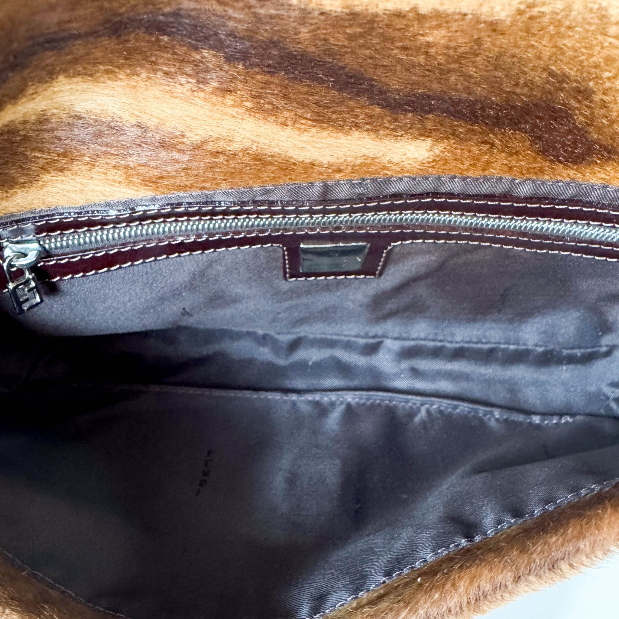 FENDI Baguette Brown Pony Hair Shoulder Bag, in , Sold by HIVE PRELOVED - Shoulder Bags, ,