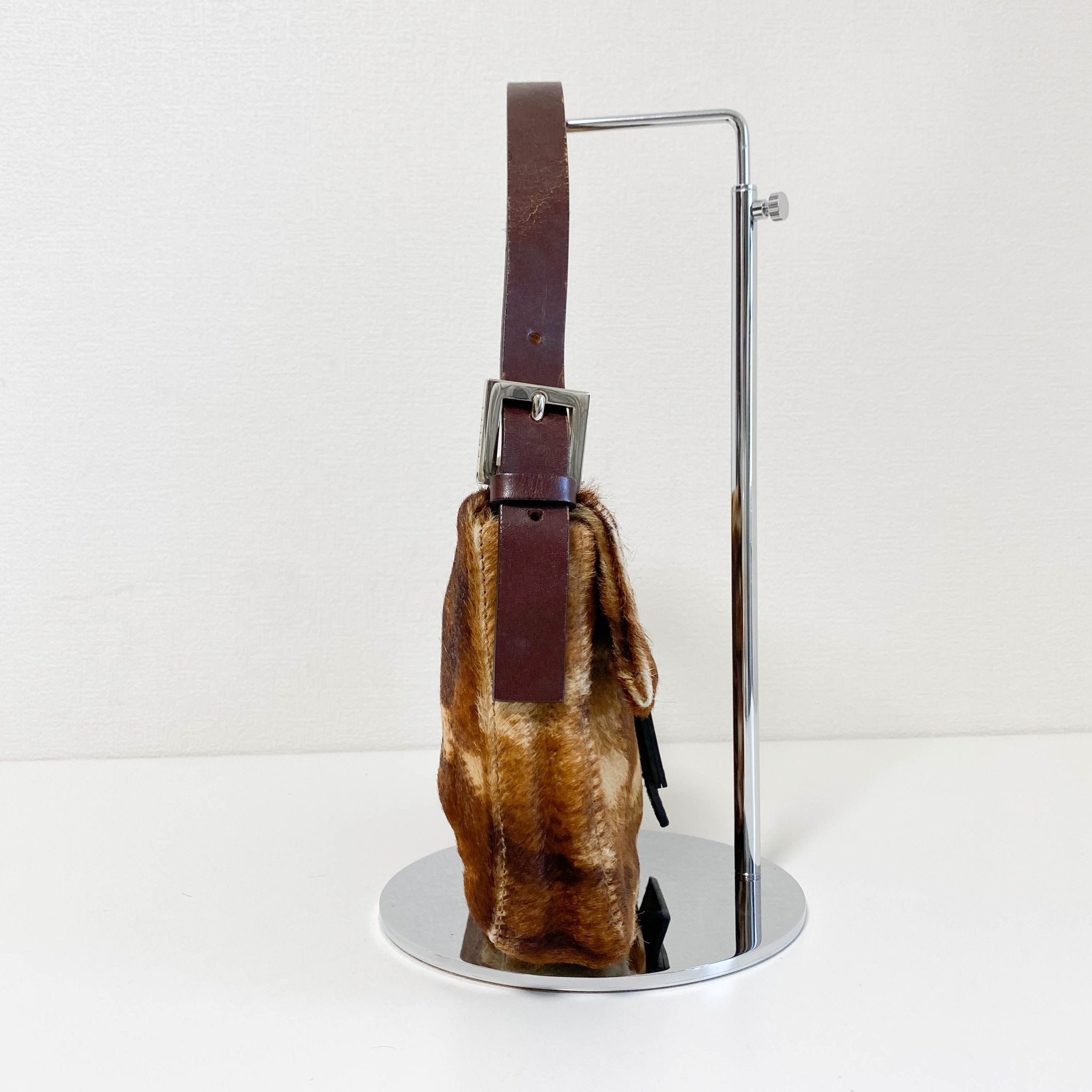 FENDI Baguette Brown Pony Hair Shoulder Bag, in , Sold by HIVE PRELOVED - Shoulder Bags, ,