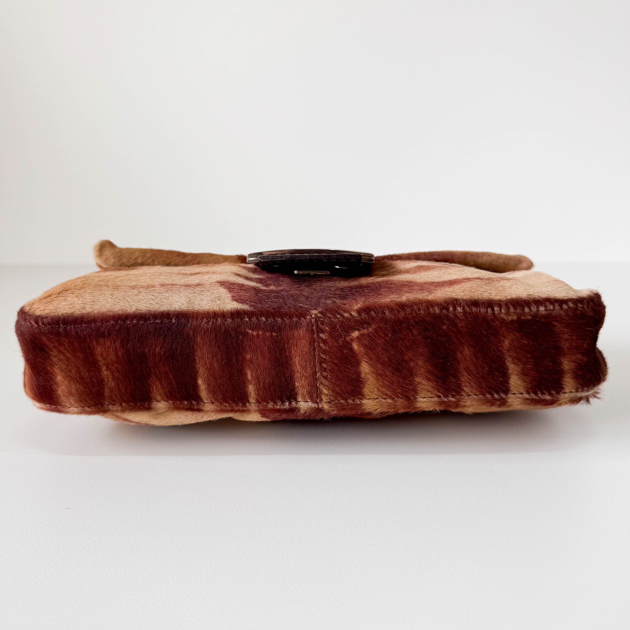 FENDI Baguette Brown Pony Hair Zebra Print Shoulder Bag, in , Sold by HIVE PRELOVED - Shoulder Bags, ,