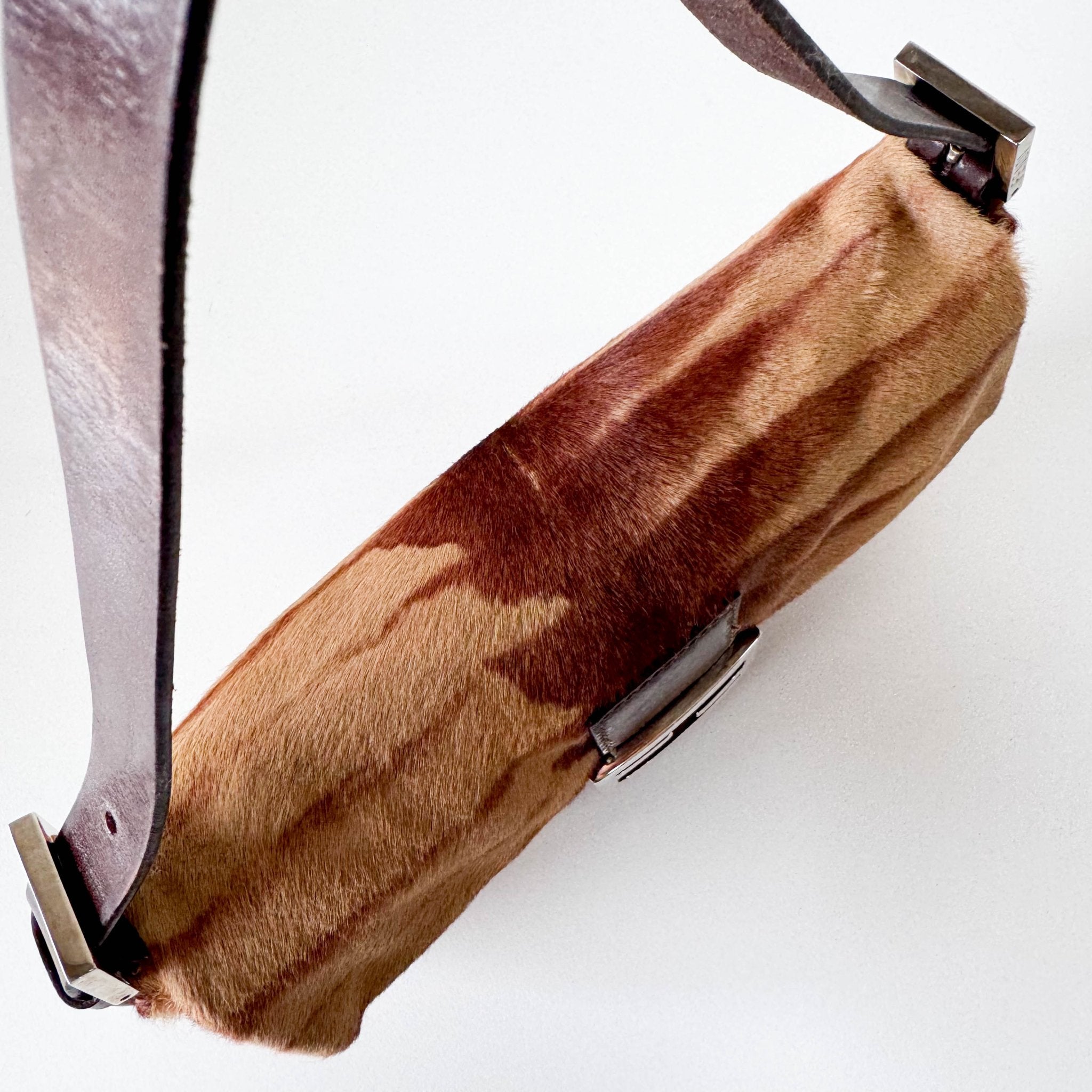 FENDI Baguette Brown Pony Hair Zebra Print Shoulder Bag, in , Sold by HIVE PRELOVED - Shoulder Bags, ,