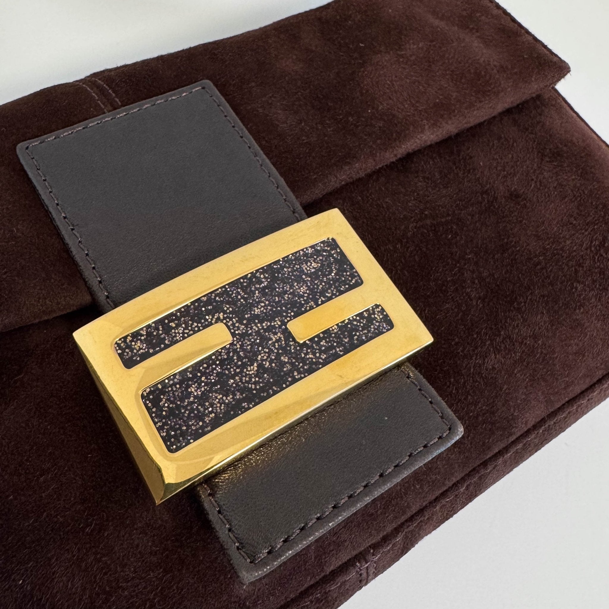 FENDI Baguette Brown Suede Shoulder Bag, in , Sold by HIVE PRELOVED - Shoulder Bags, ,