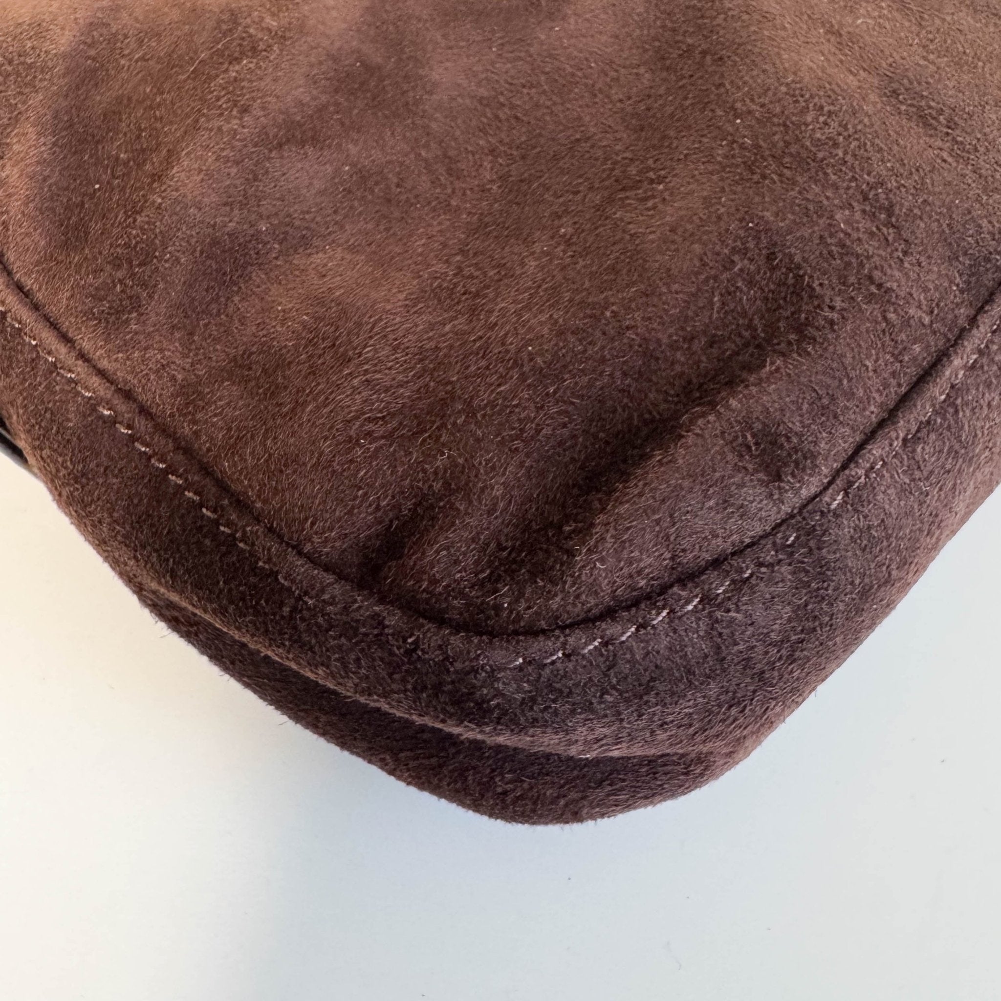 FENDI Baguette Brown Suede Shoulder Bag, in , Sold by HIVE PRELOVED - Shoulder Bags, ,