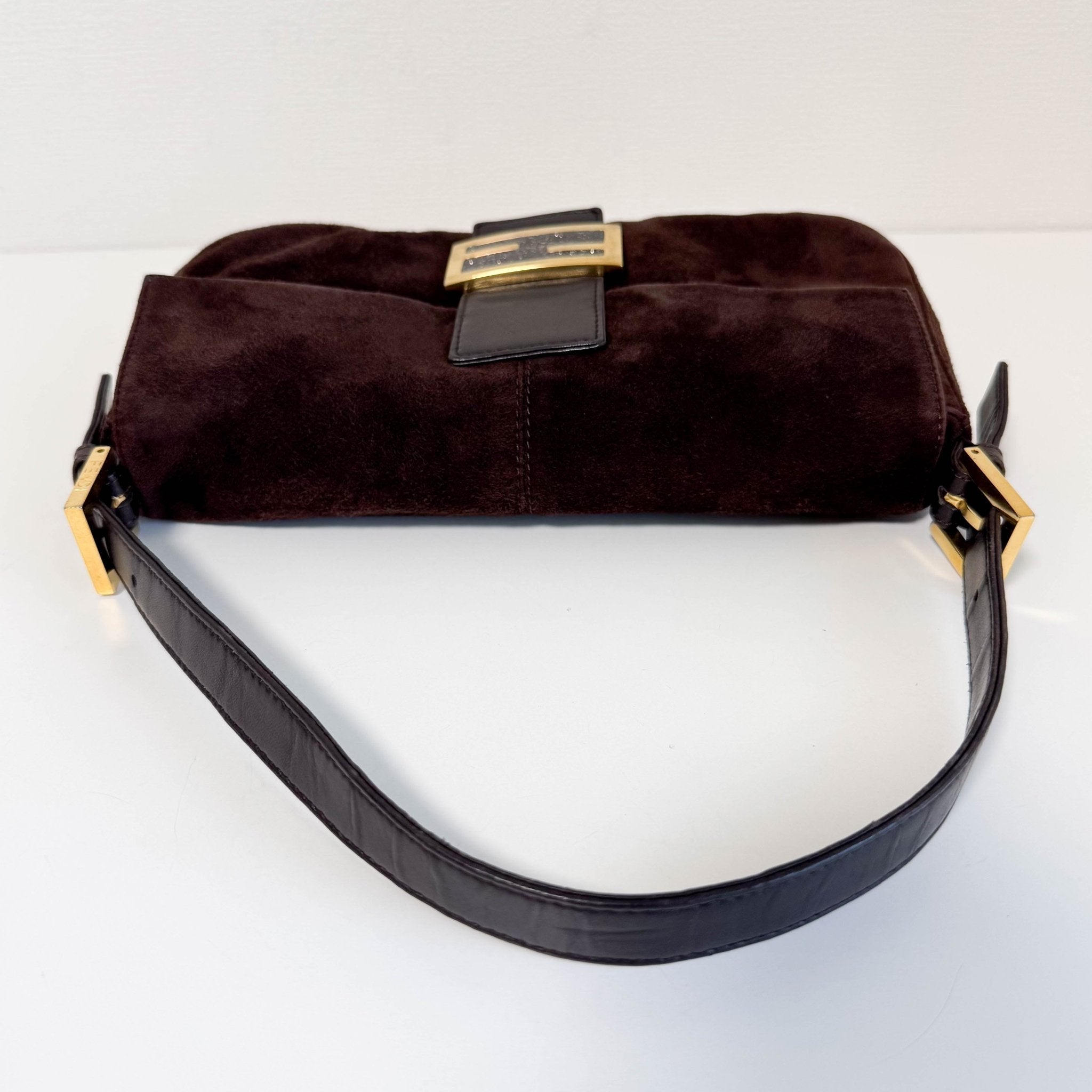FENDI Baguette Brown Suede Shoulder Bag, in , Sold by HIVE PRELOVED - Shoulder Bags, ,