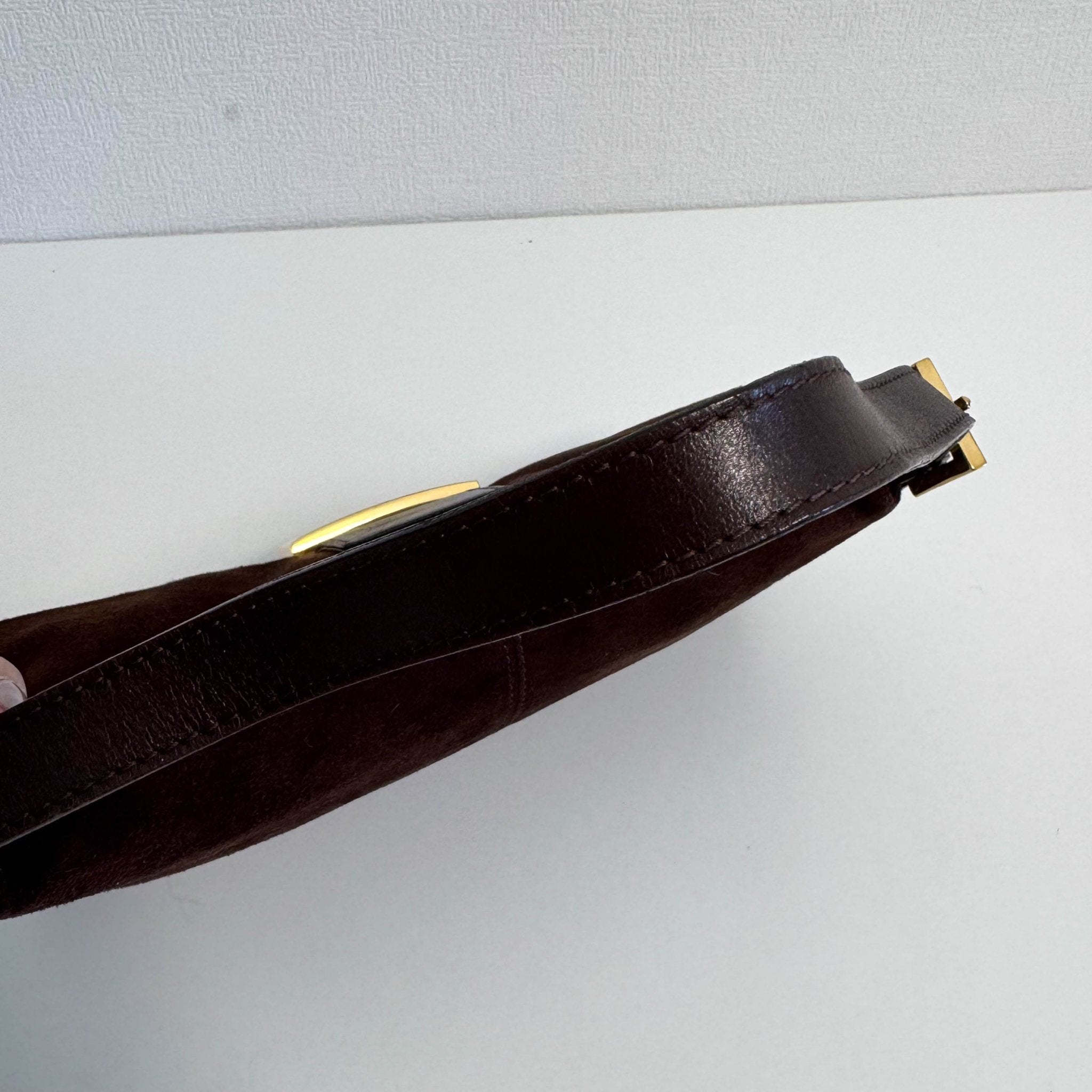 FENDI Baguette Brown Suede Shoulder Bag, in , Sold by HIVE PRELOVED - Shoulder Bags, ,