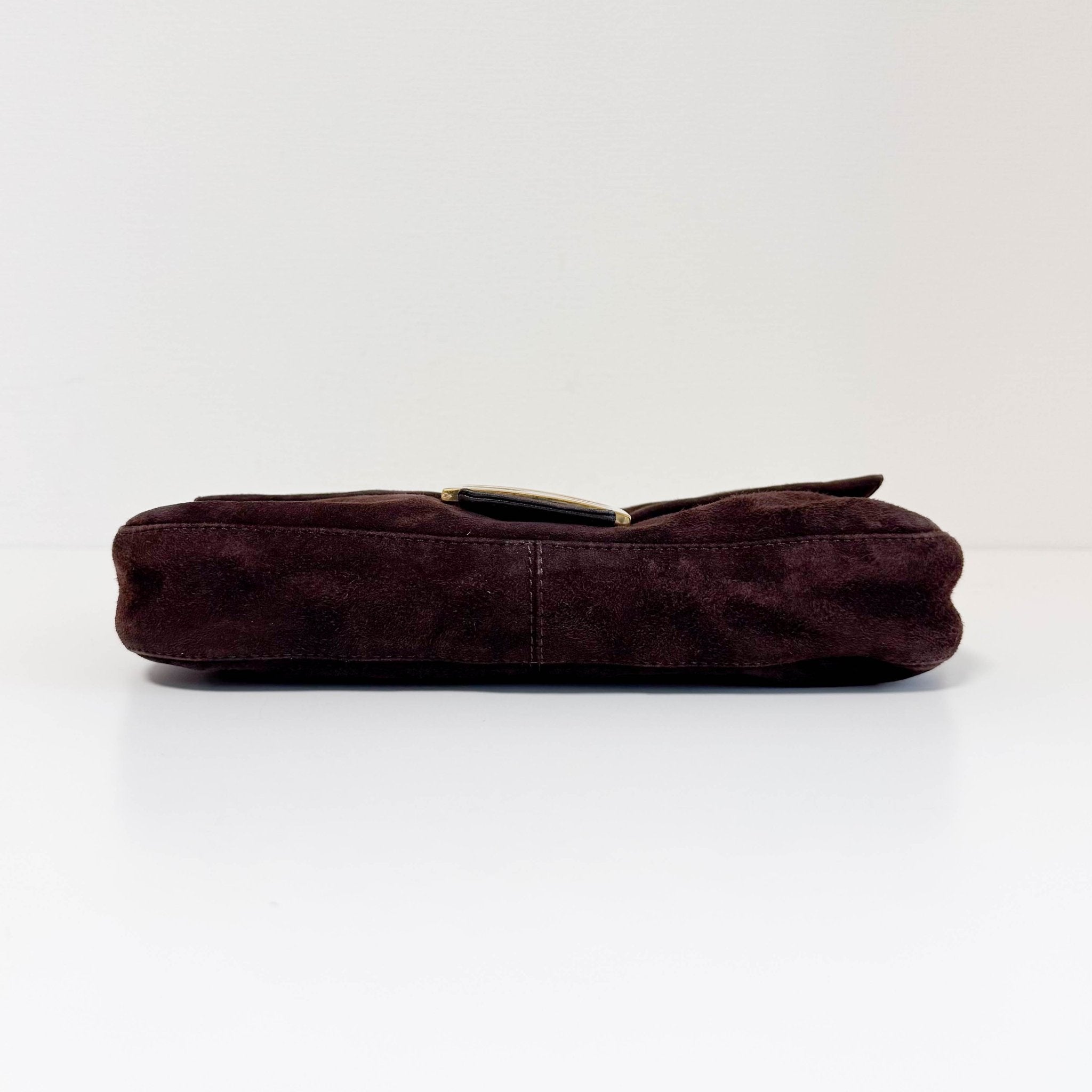 FENDI Baguette Brown Suede Shoulder Bag, in , Sold by HIVE PRELOVED - Shoulder Bags, ,