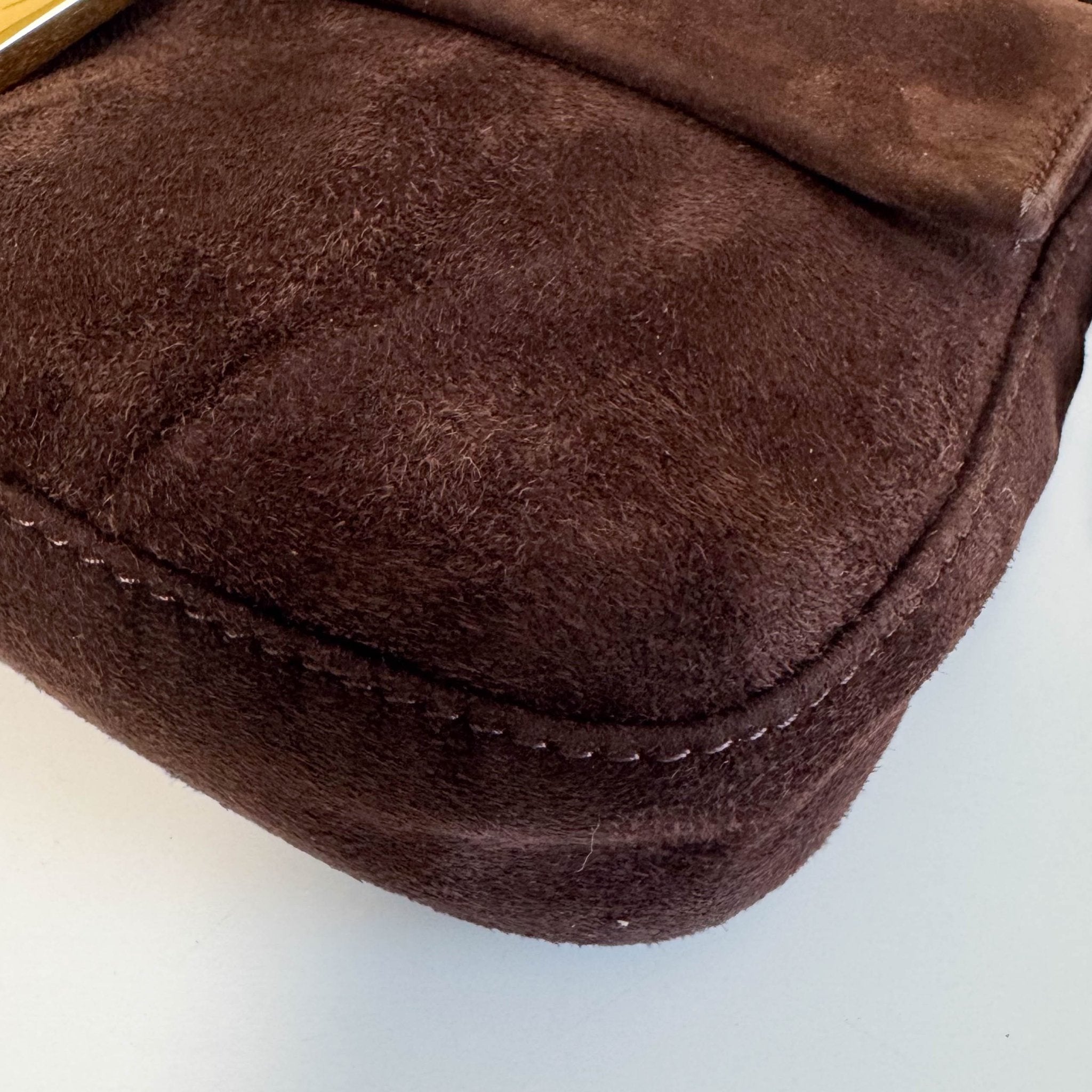 FENDI Baguette Brown Suede Shoulder Bag, in , Sold by HIVE PRELOVED - Shoulder Bags, ,