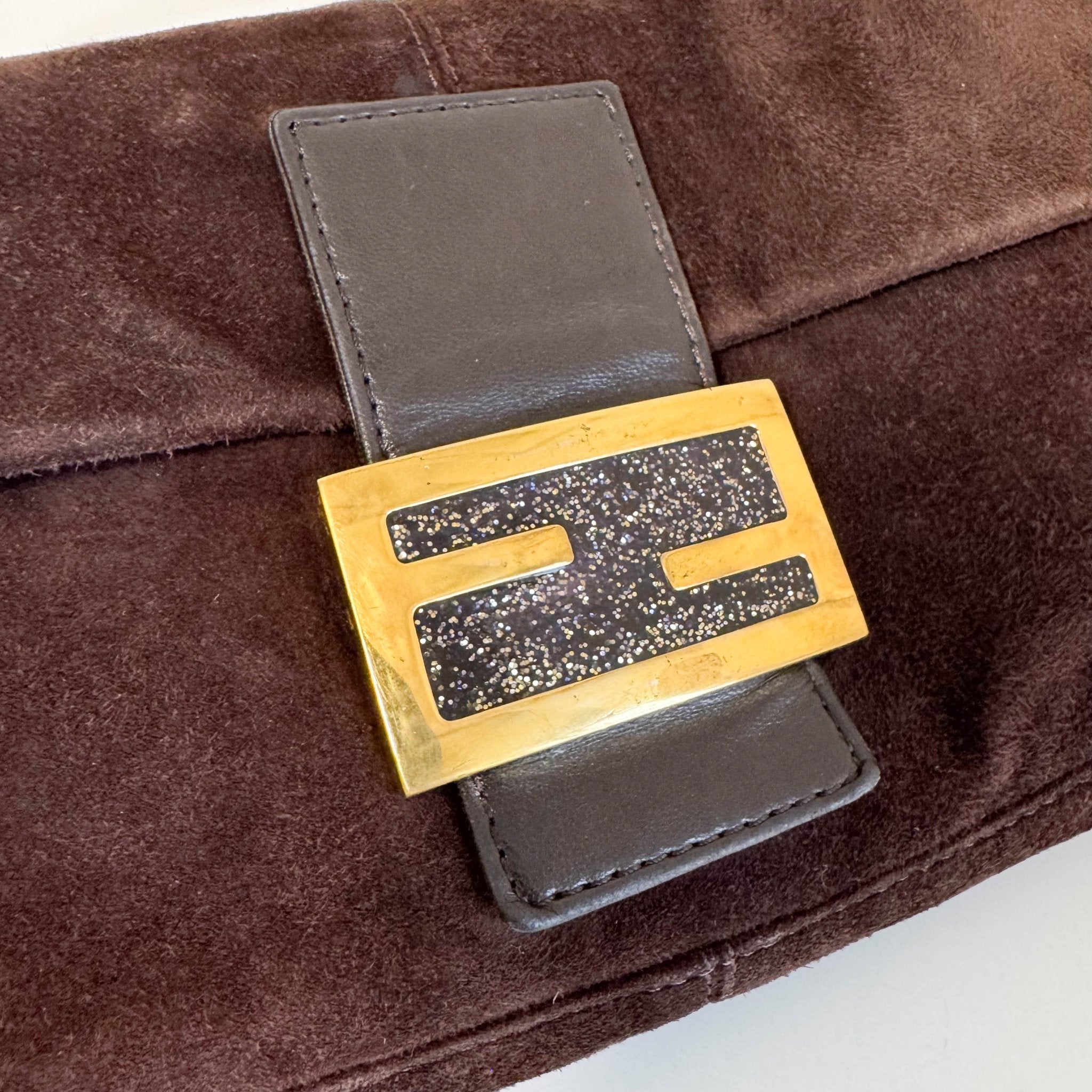 FENDI Baguette Brown Suede Shoulder Bag, in , Sold by HIVE PRELOVED - Shoulder Bags, ,