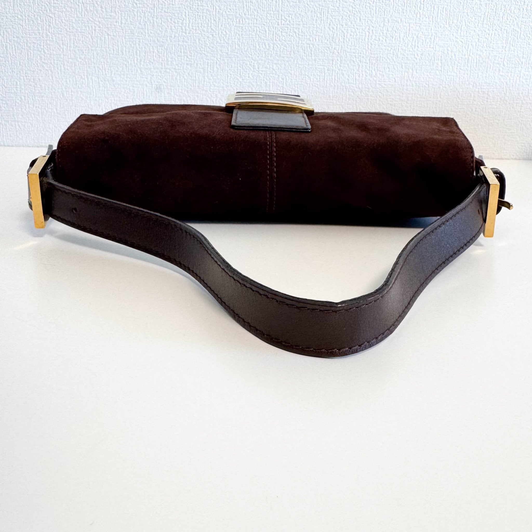 FENDI Baguette Brown Suede Shoulder Bag, in , Sold by HIVE PRELOVED - Shoulder Bags, ,