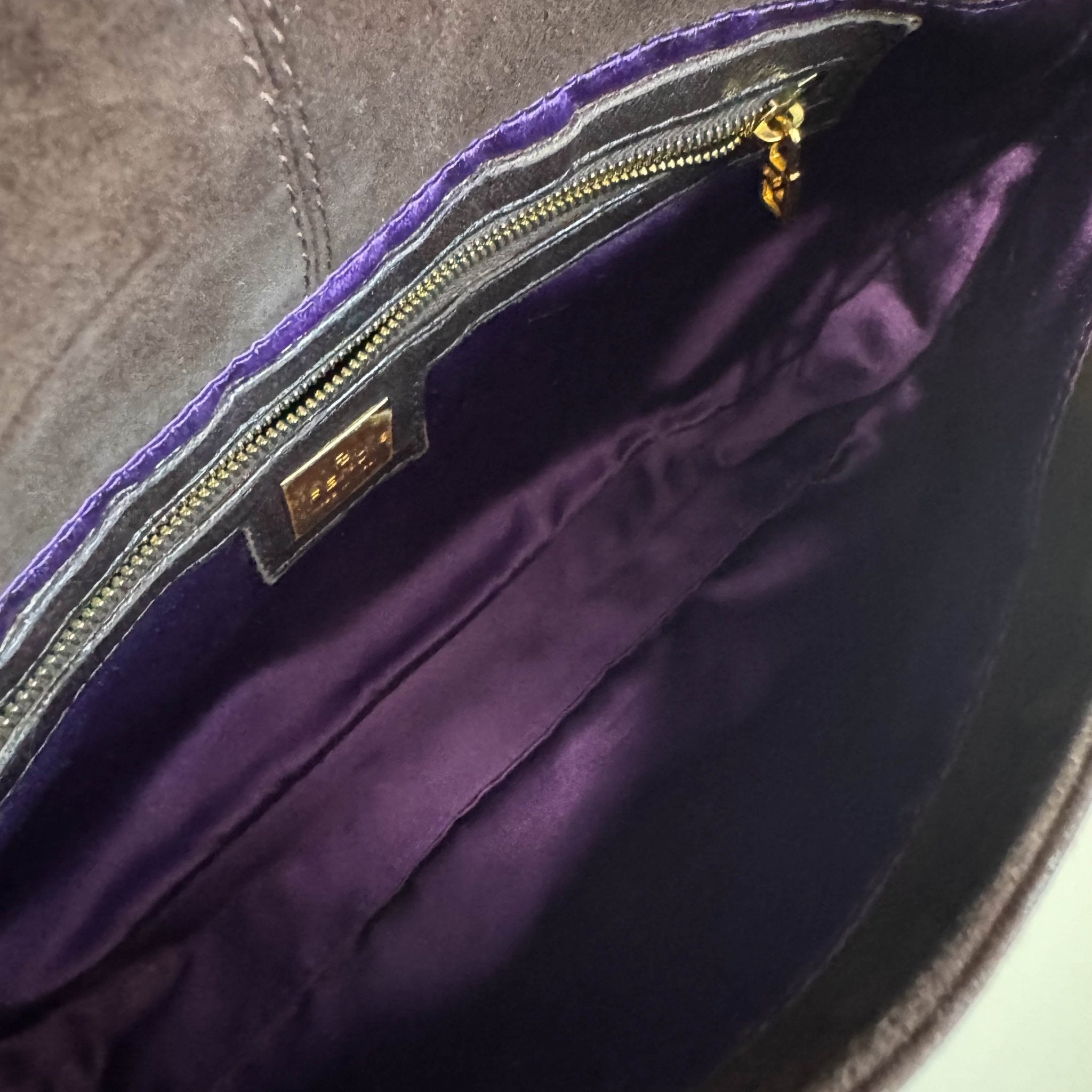 FENDI Baguette Brown Suede Shoulder Bag, in , Sold by HIVE PRELOVED - Shoulder Bags, ,