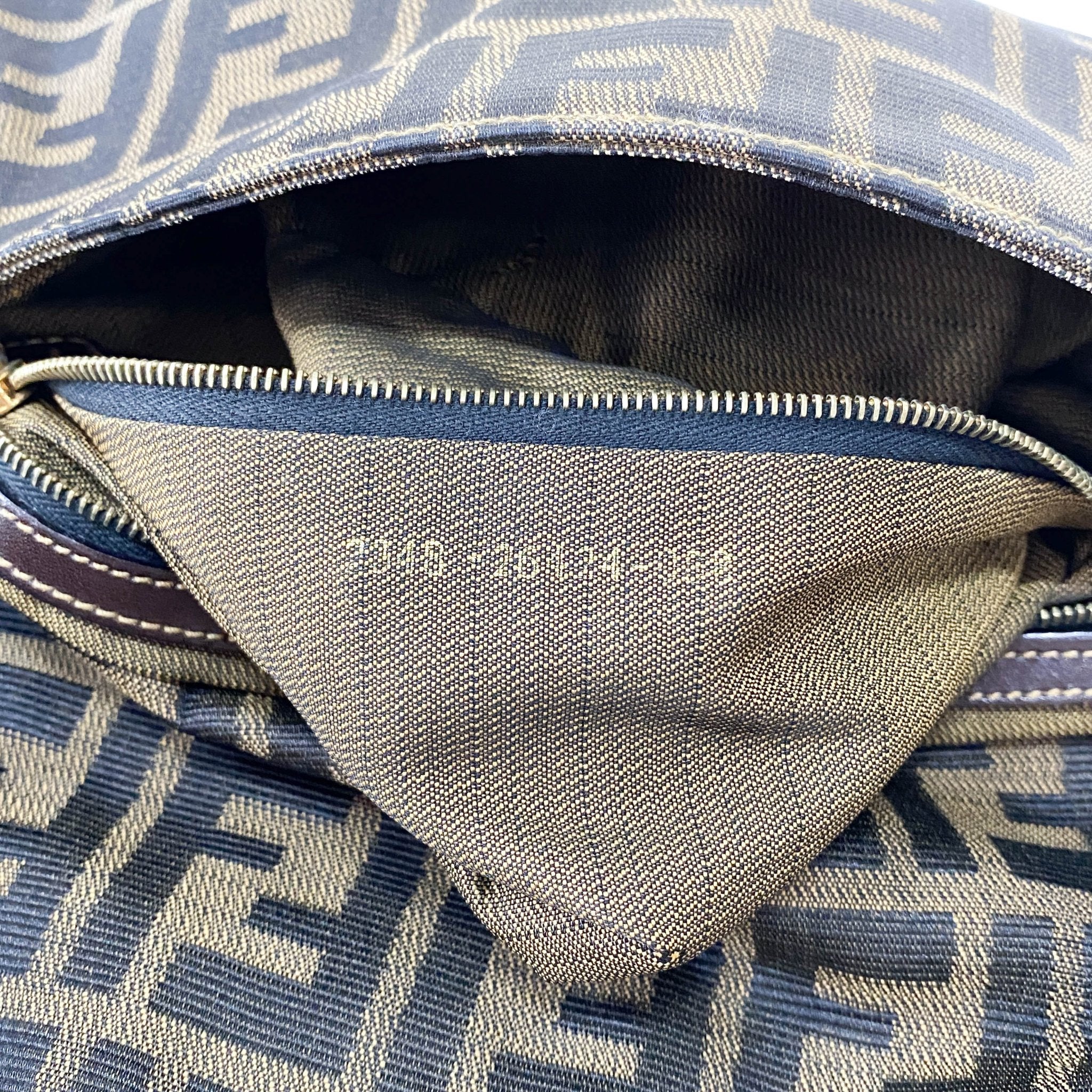 FENDI Baguette Brown Zucca Canvas Shoulder Bag with Gold Hardware, in , Sold by HIVE PRELOVED - Shoulder Bags, ,