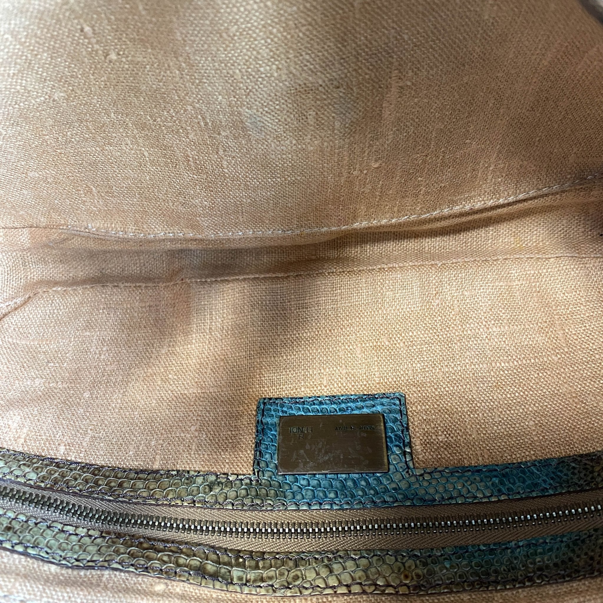 FENDI Baguette Brown Zucca Canvas/Ponyhair Shoulder Bag, in , Sold by HIVE PRELOVED - Shoulder Bags, ,