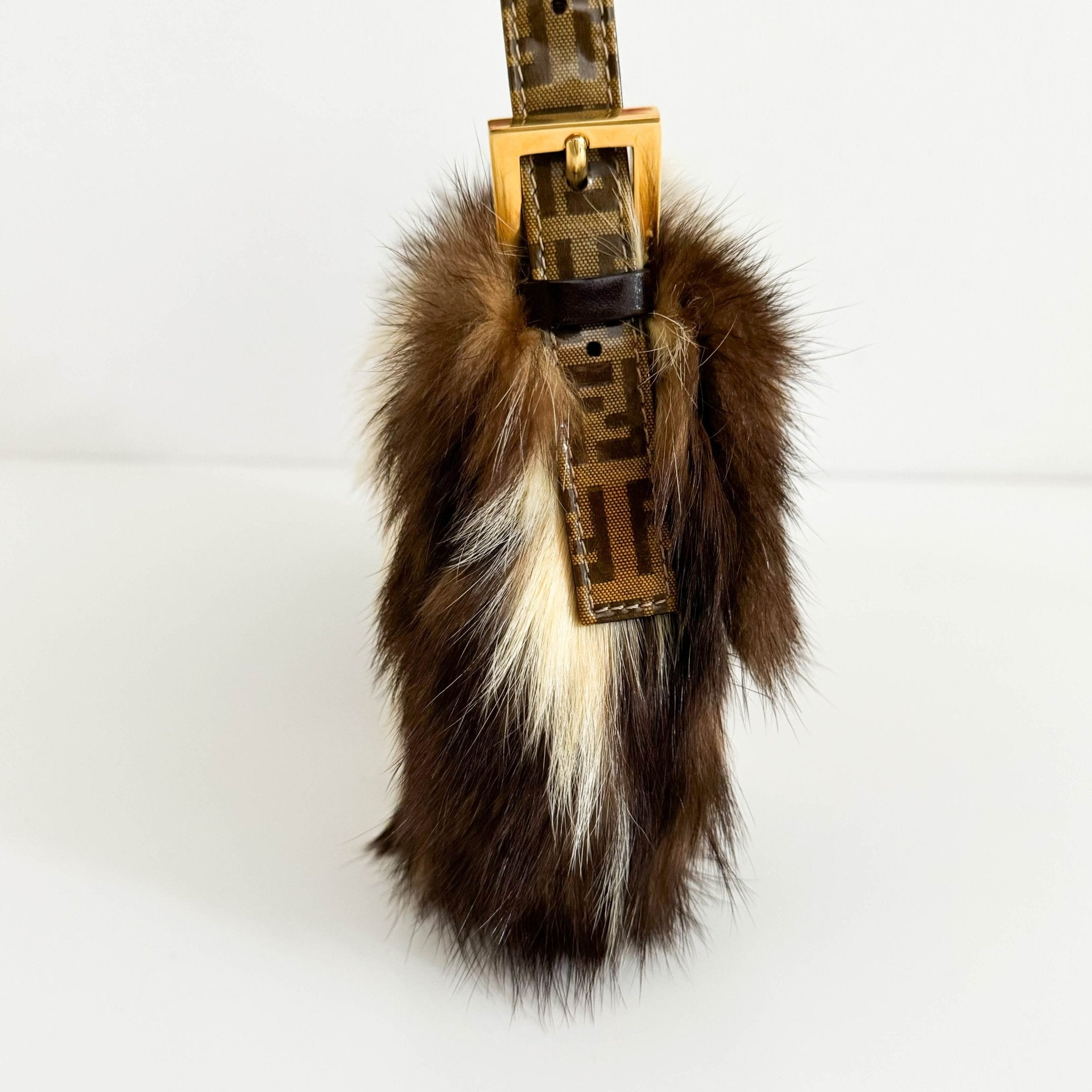 FENDI Baguette Brown/Beige Far Sparkly Hardware, in , Sold by HIVE PRELOVED - Shoulder Bags, ,