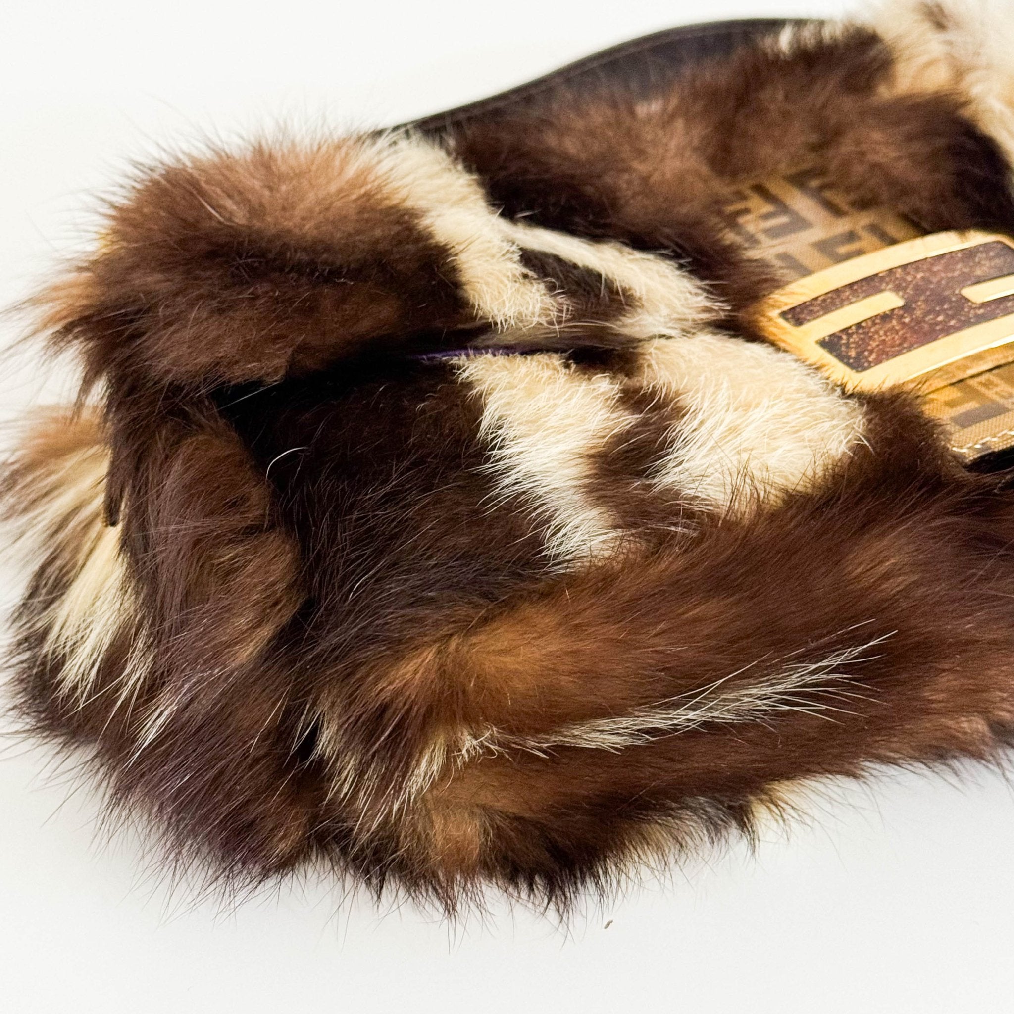 FENDI Baguette Brown/Beige Far Sparkly Hardware, in , Sold by HIVE PRELOVED - Shoulder Bags, ,