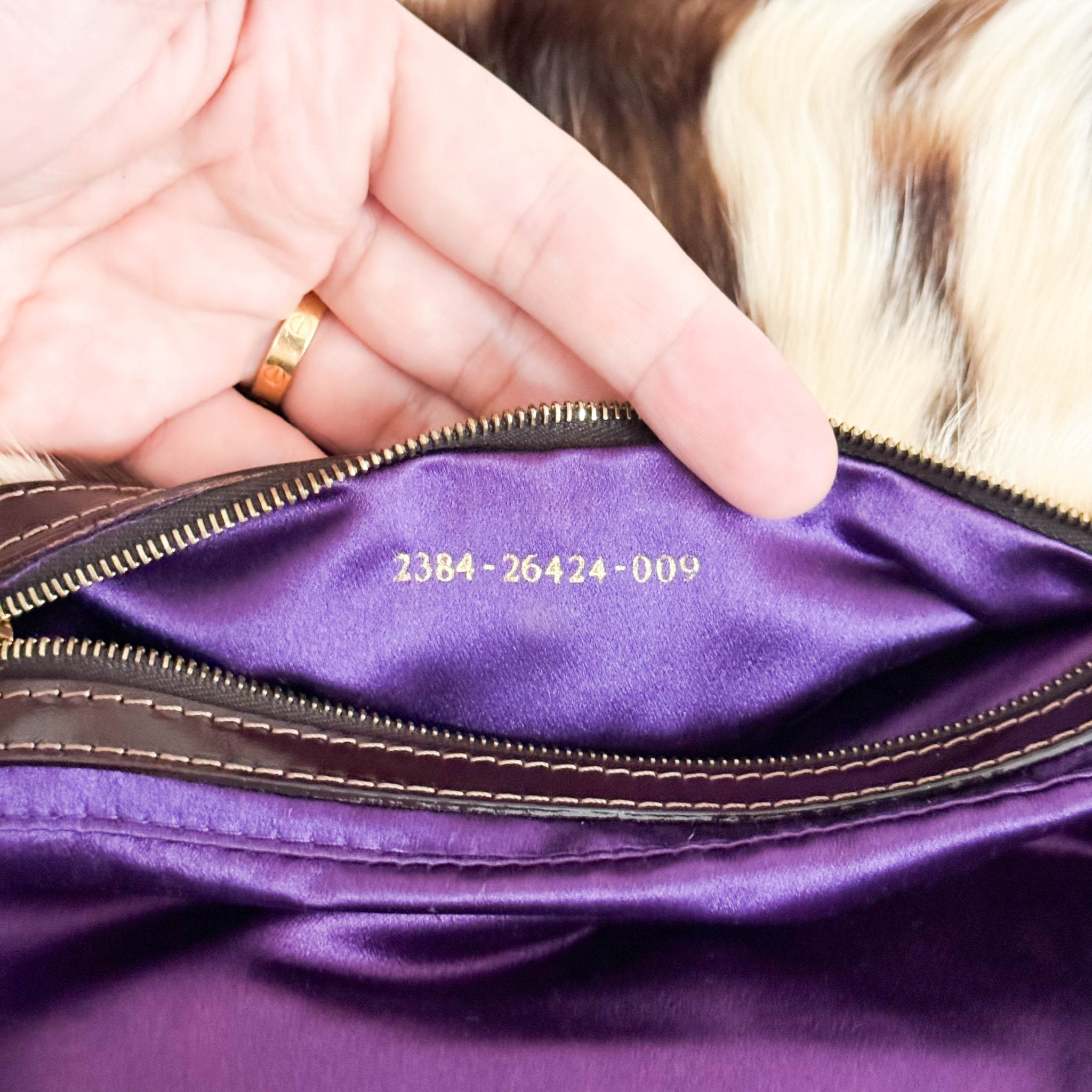 FENDI Baguette Brown/Beige Far Sparkly Hardware, in , Sold by HIVE PRELOVED - Shoulder Bags, ,