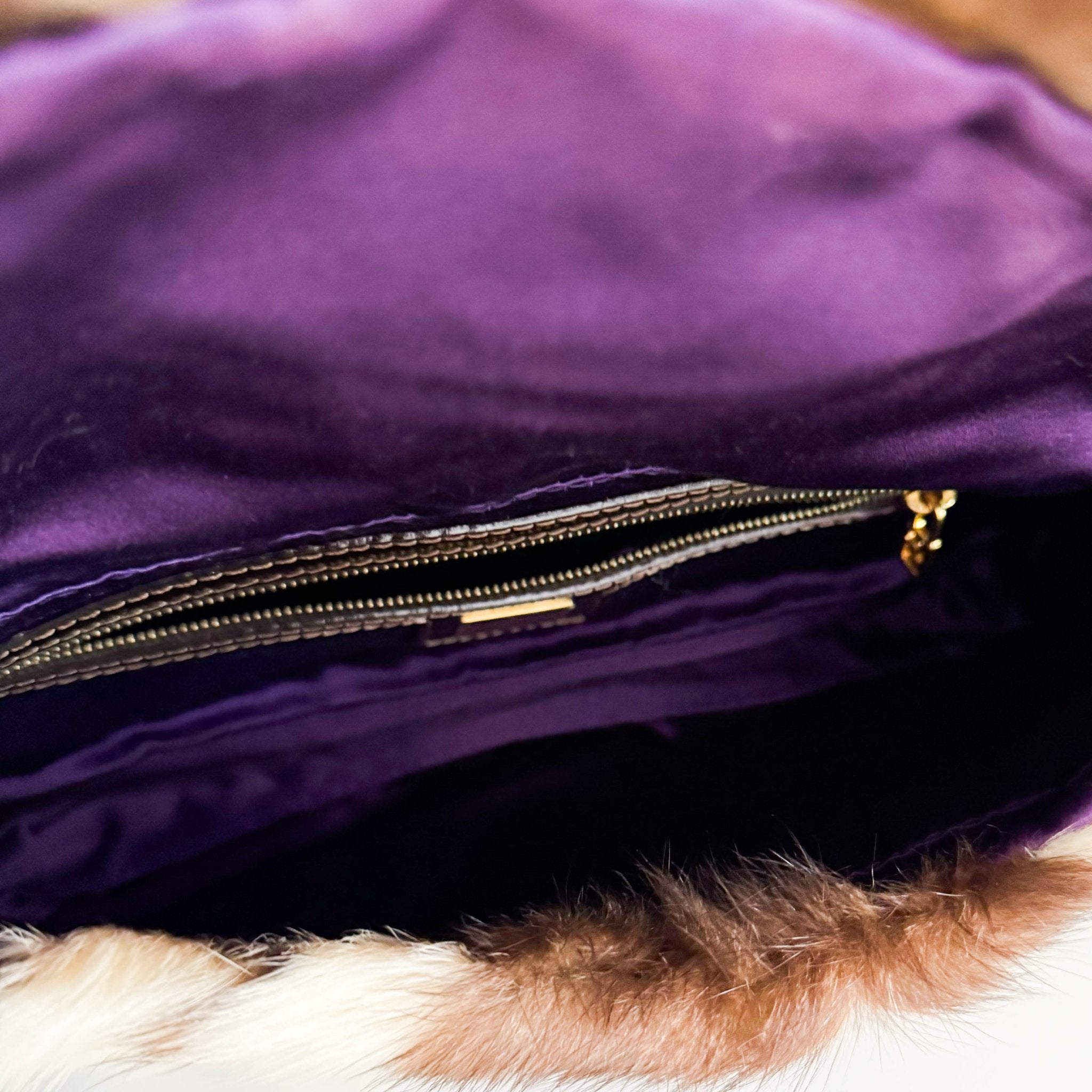 FENDI Baguette Brown/Beige Far Sparkly Hardware, in , Sold by HIVE PRELOVED - Shoulder Bags, ,