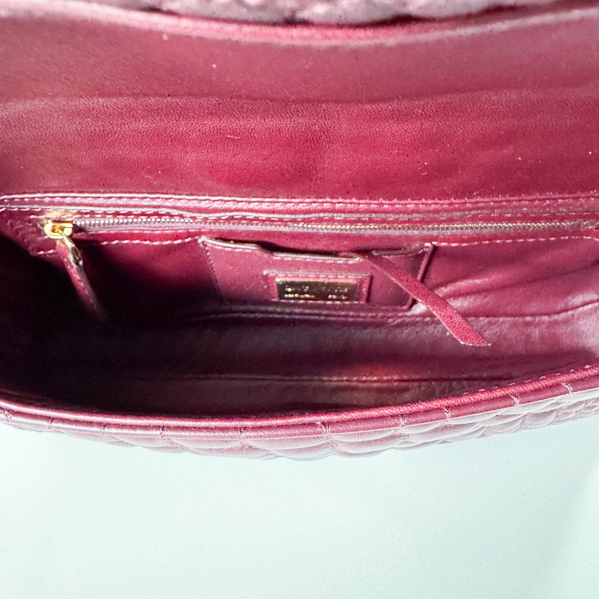 FENDI Baguette Burgundy Embossed Leather Shoulder Bag, in , Sold by HIVE PRELOVED - Shoulder Bags, ,