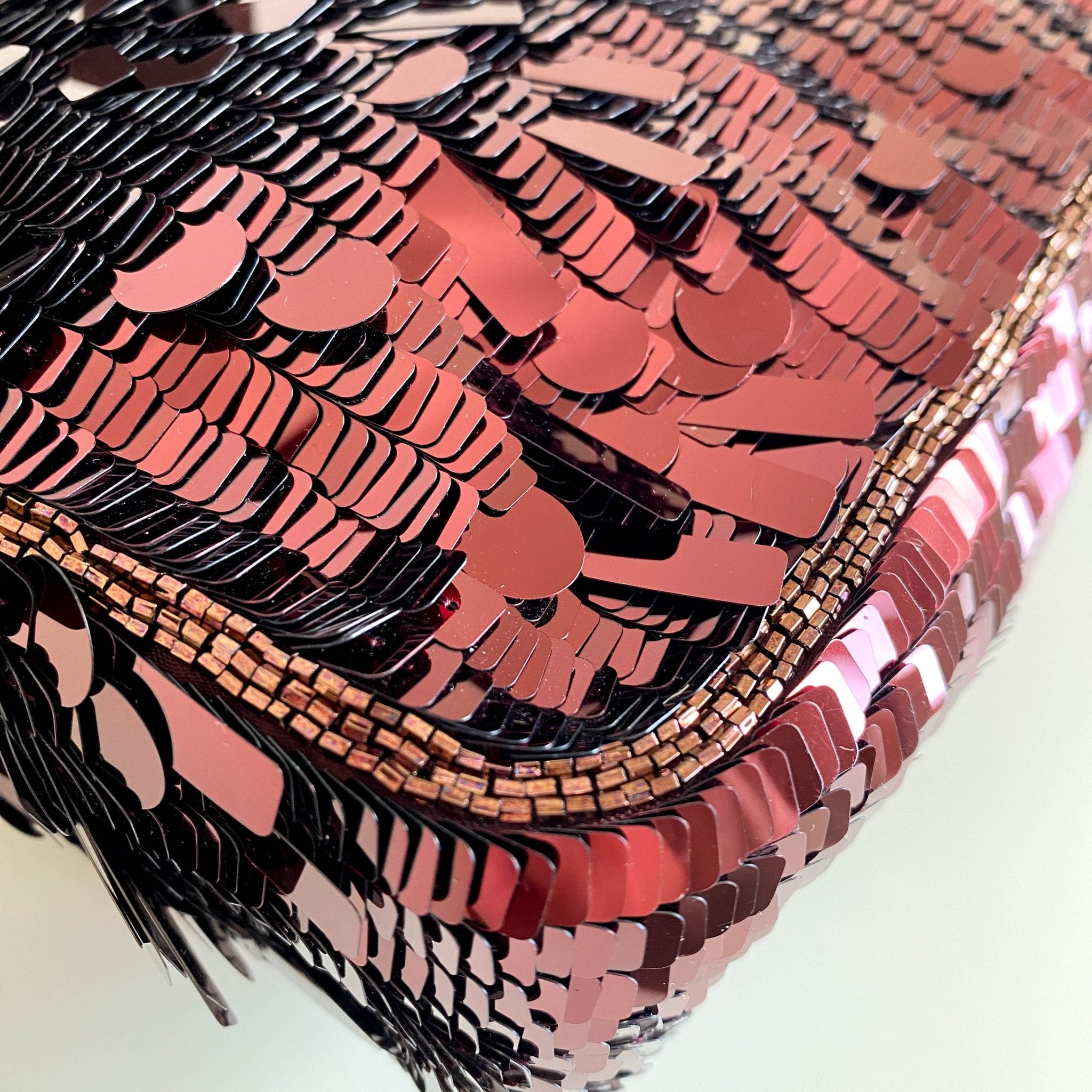 FENDI Baguette Burgundy Sequin Shoulder Bag, in , Sold by HIVE PRELOVED - Shoulder Bags, ,