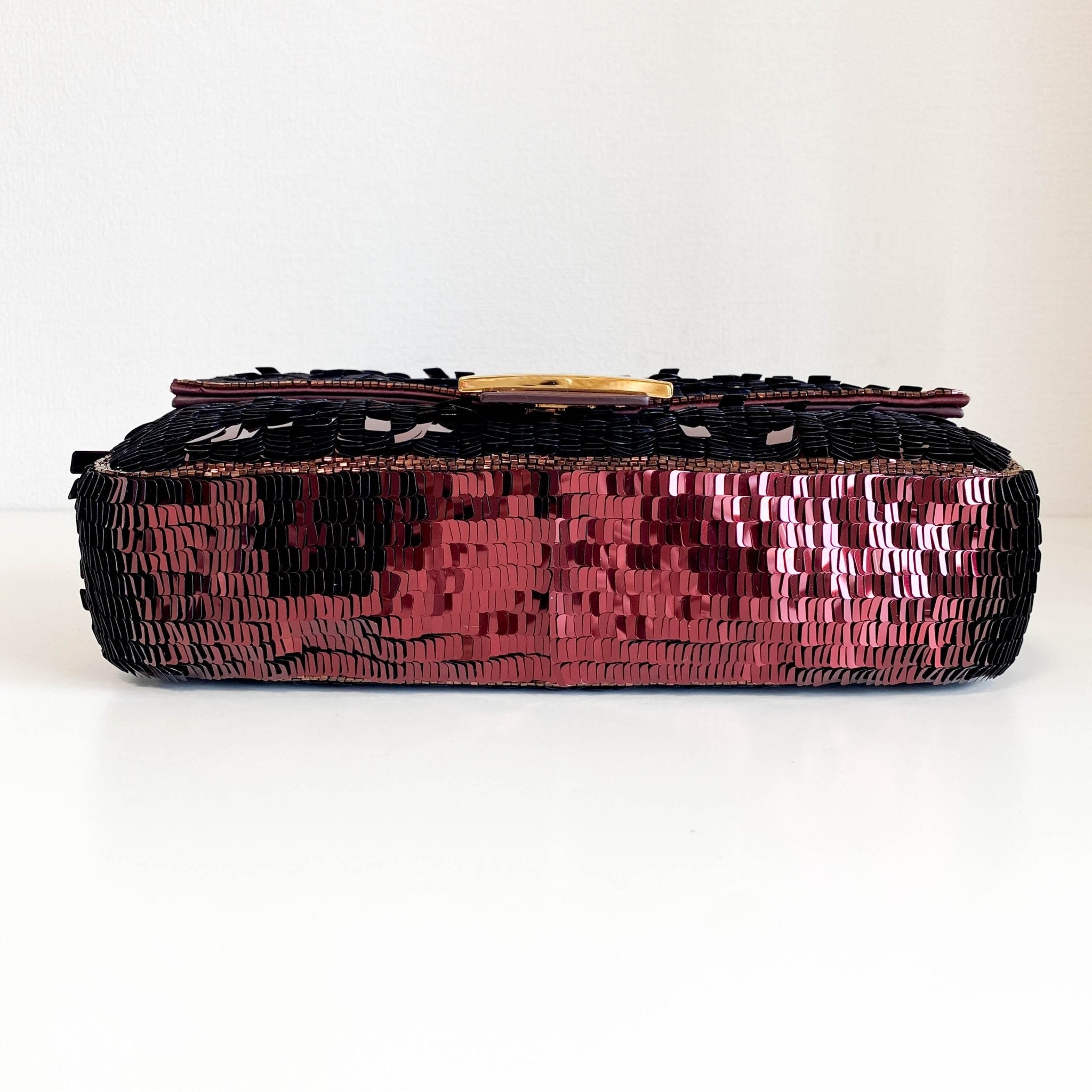 FENDI Baguette Burgundy Sequin Shoulder Bag, in , Sold by HIVE PRELOVED - Shoulder Bags, ,