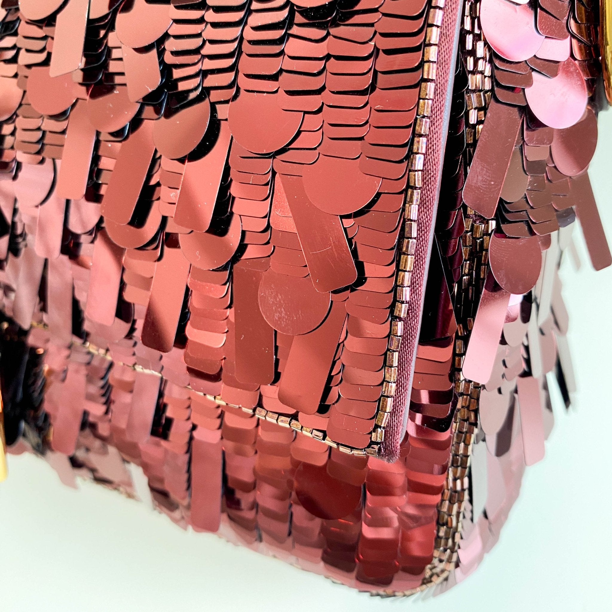 FENDI Baguette Burgundy Sequin Shoulder Bag, in , Sold by HIVE PRELOVED - Shoulder Bags, ,