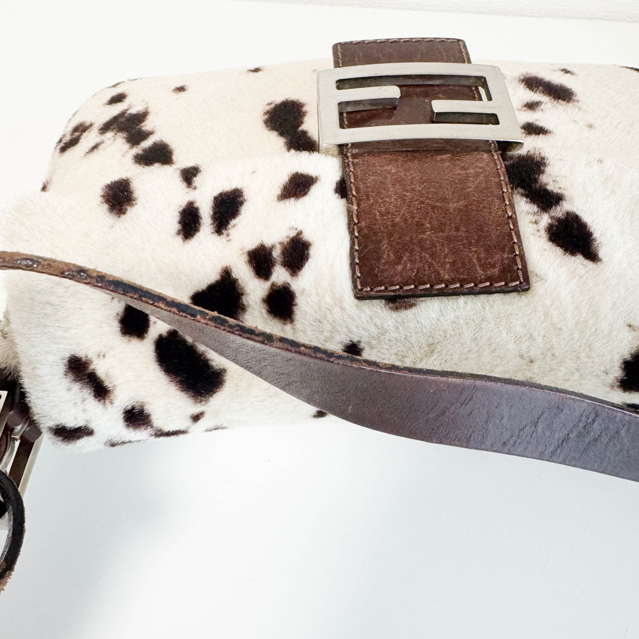 FENDI Baguette Calf Hair Cow Print Shoulder Bag, in , Sold by HIVE PRELOVED - Shoulder Bags, ,