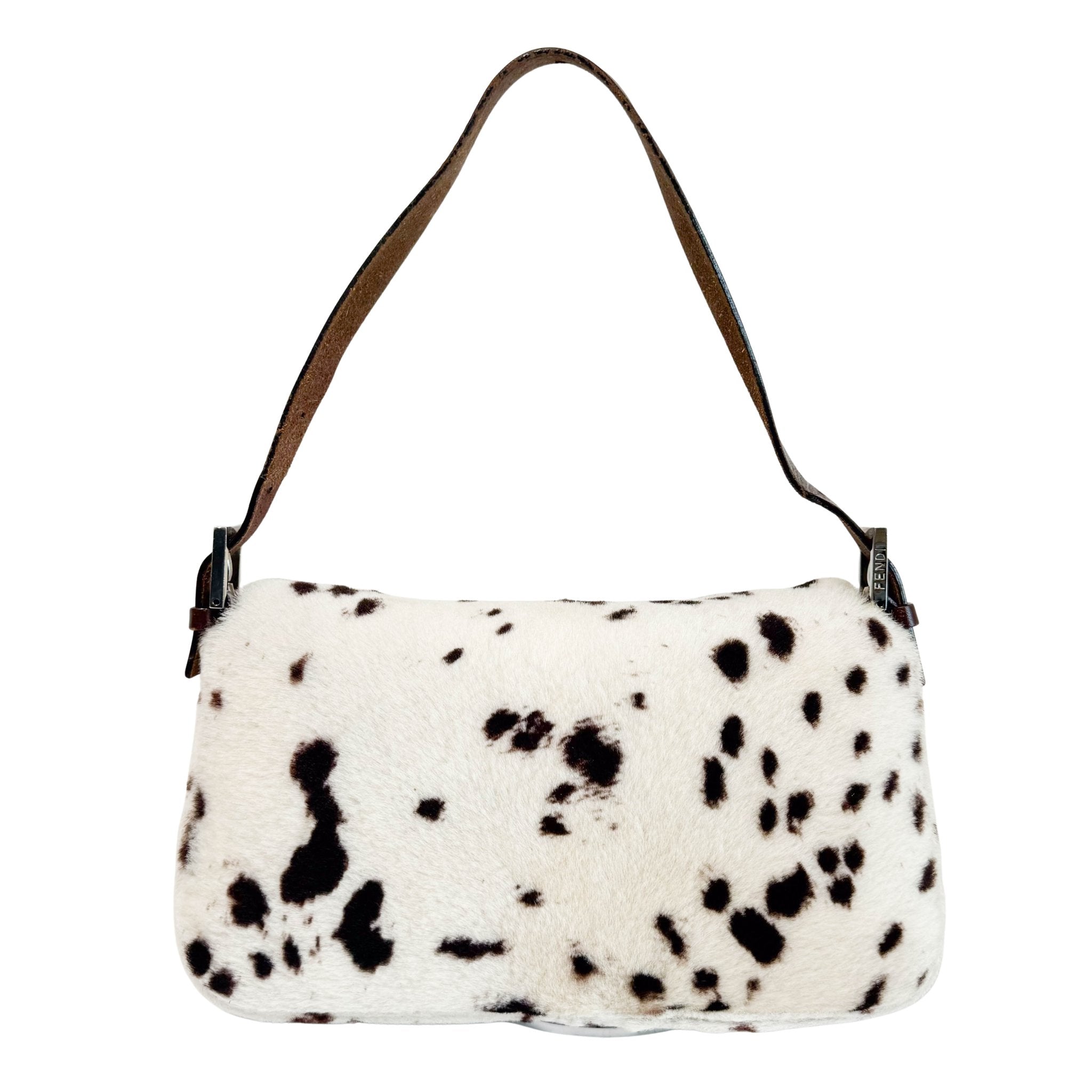 FENDI Baguette Calf Hair Cow Print Shoulder Bag, in , Sold by HIVE PRELOVED - Shoulder Bags, ,