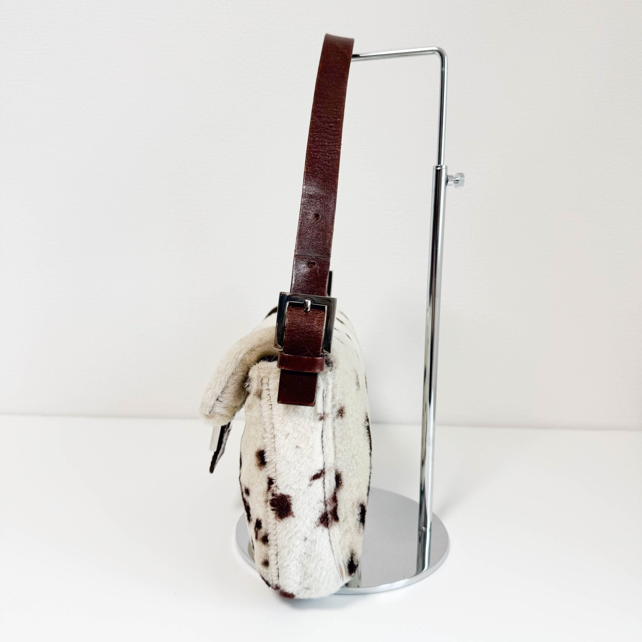 FENDI Baguette Calf Hair Cow Print Shoulder Bag, in , Sold by HIVE PRELOVED - Shoulder Bags, ,