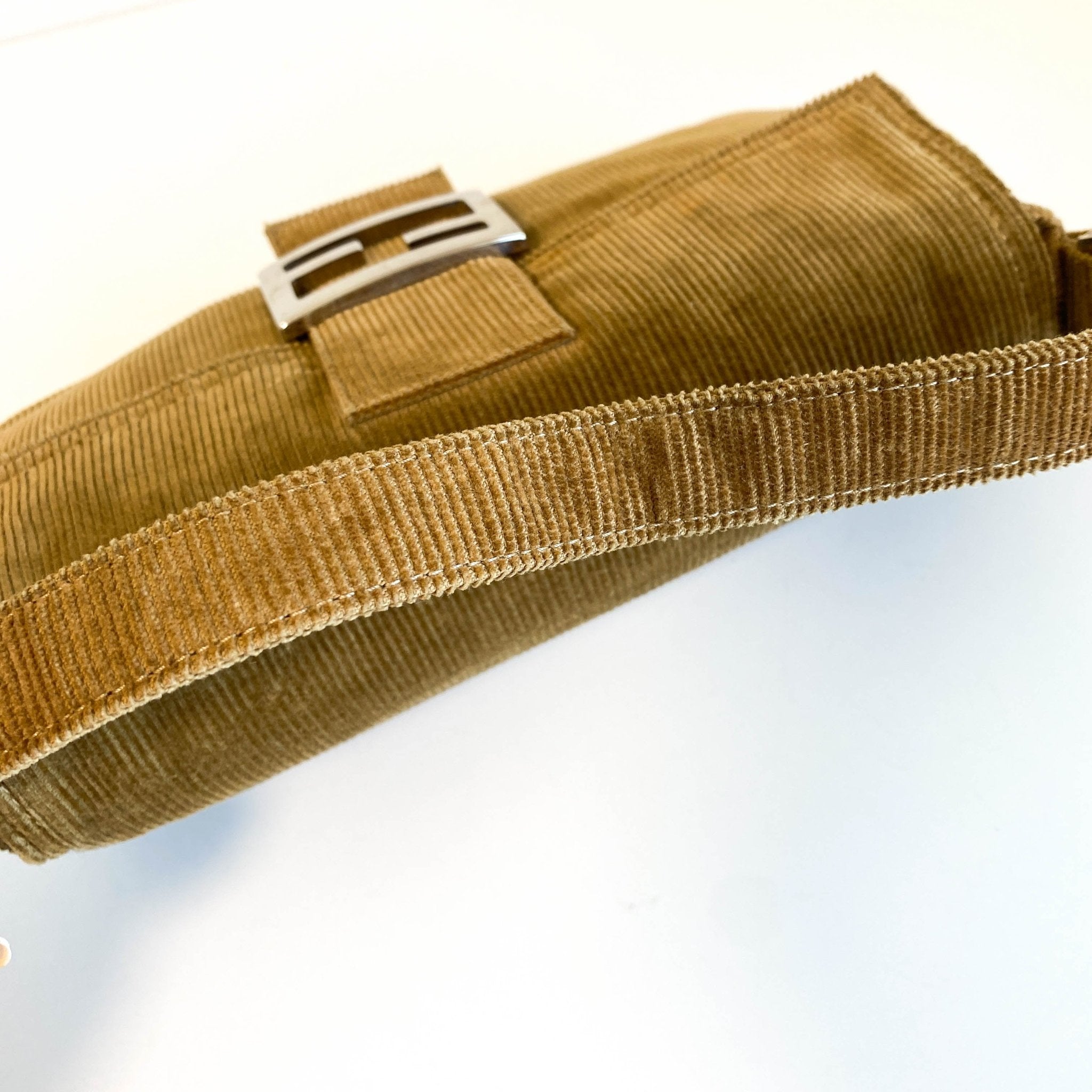 FENDI Baguette Corduroy Shoulder Bag, in , Sold by HIVE PRELOVED - Shoulder Bags, ,