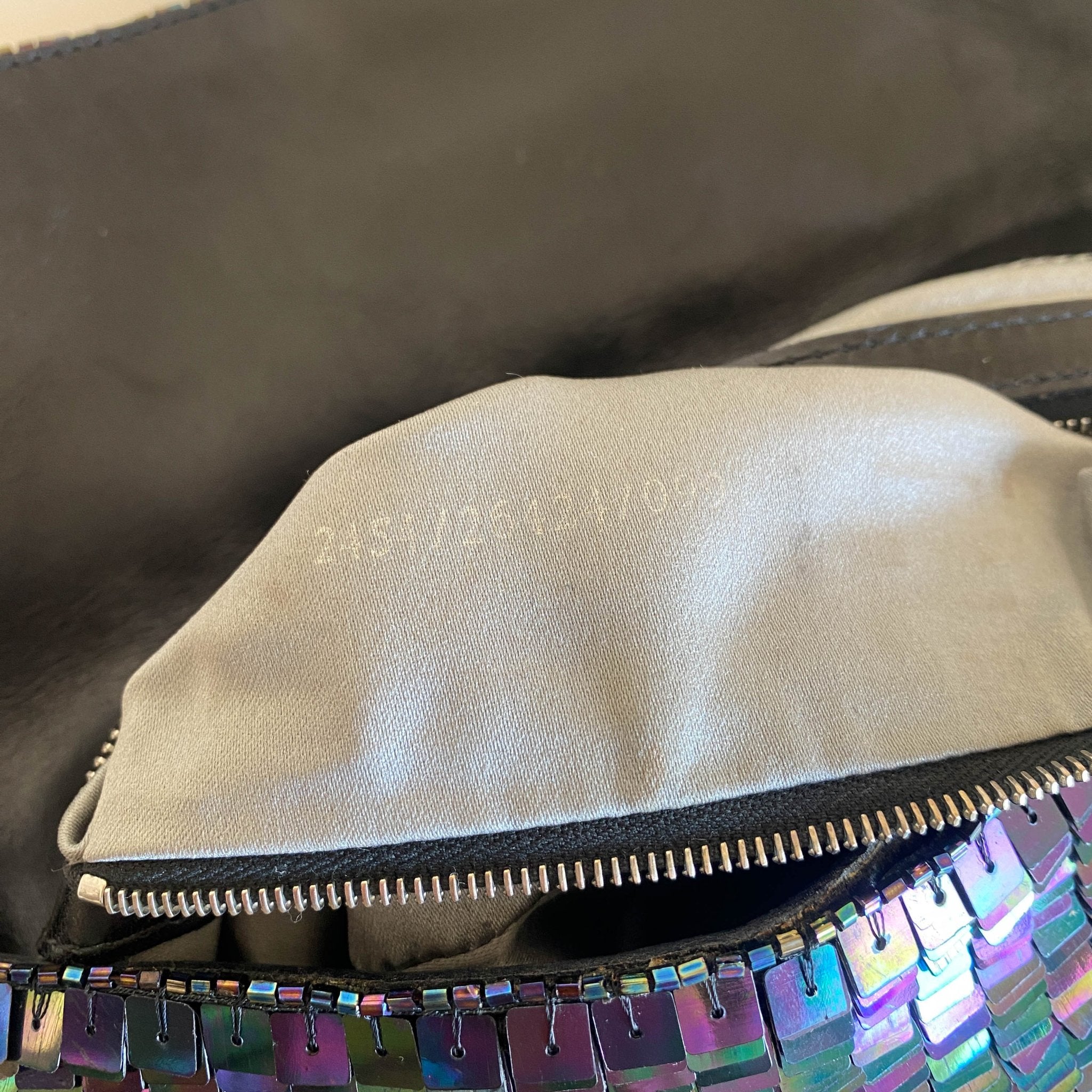 FENDI Baguette Dark Metallic Blue Sequin Shoulder Bag, in , Sold by HIVE PRELOVED - Shoulder Bags, ,