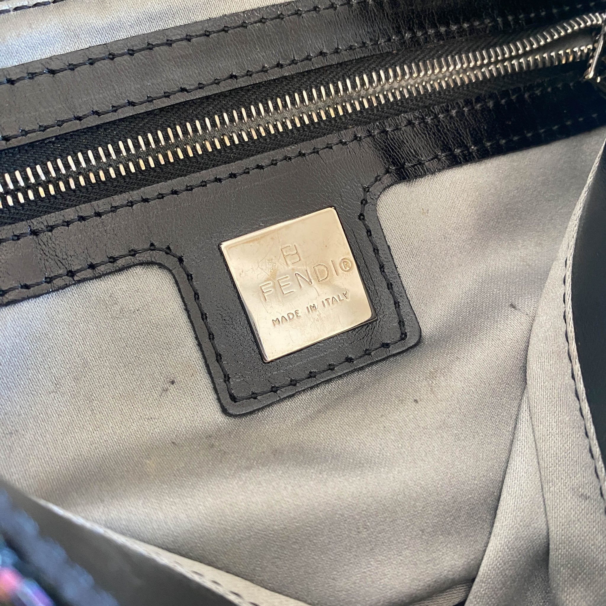 FENDI Baguette Dark Metallic Blue Sequin Shoulder Bag, in , Sold by HIVE PRELOVED - Shoulder Bags, ,