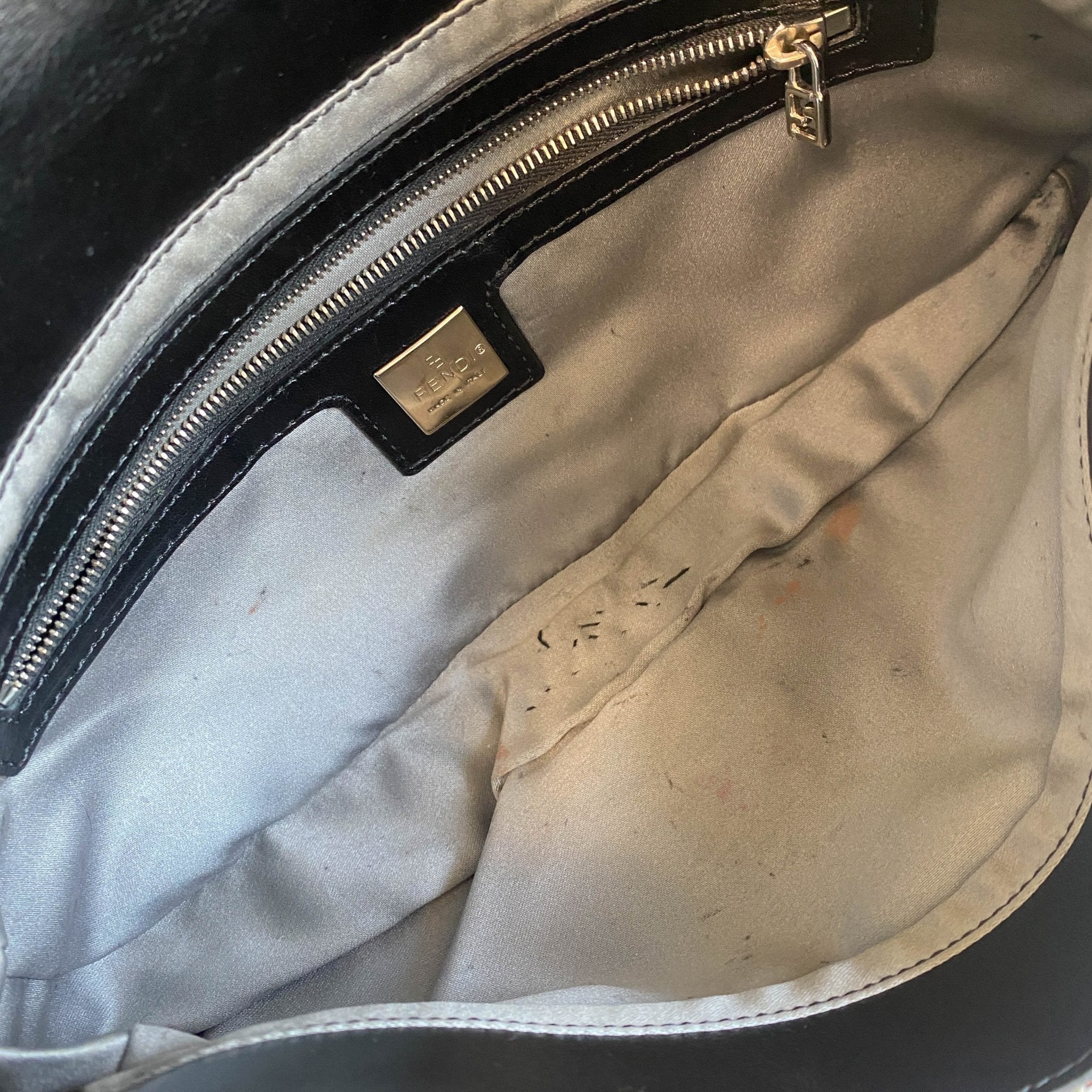 FENDI Baguette Dark Metallic Blue Sequin Shoulder Bag, in , Sold by HIVE PRELOVED - Shoulder Bags, ,