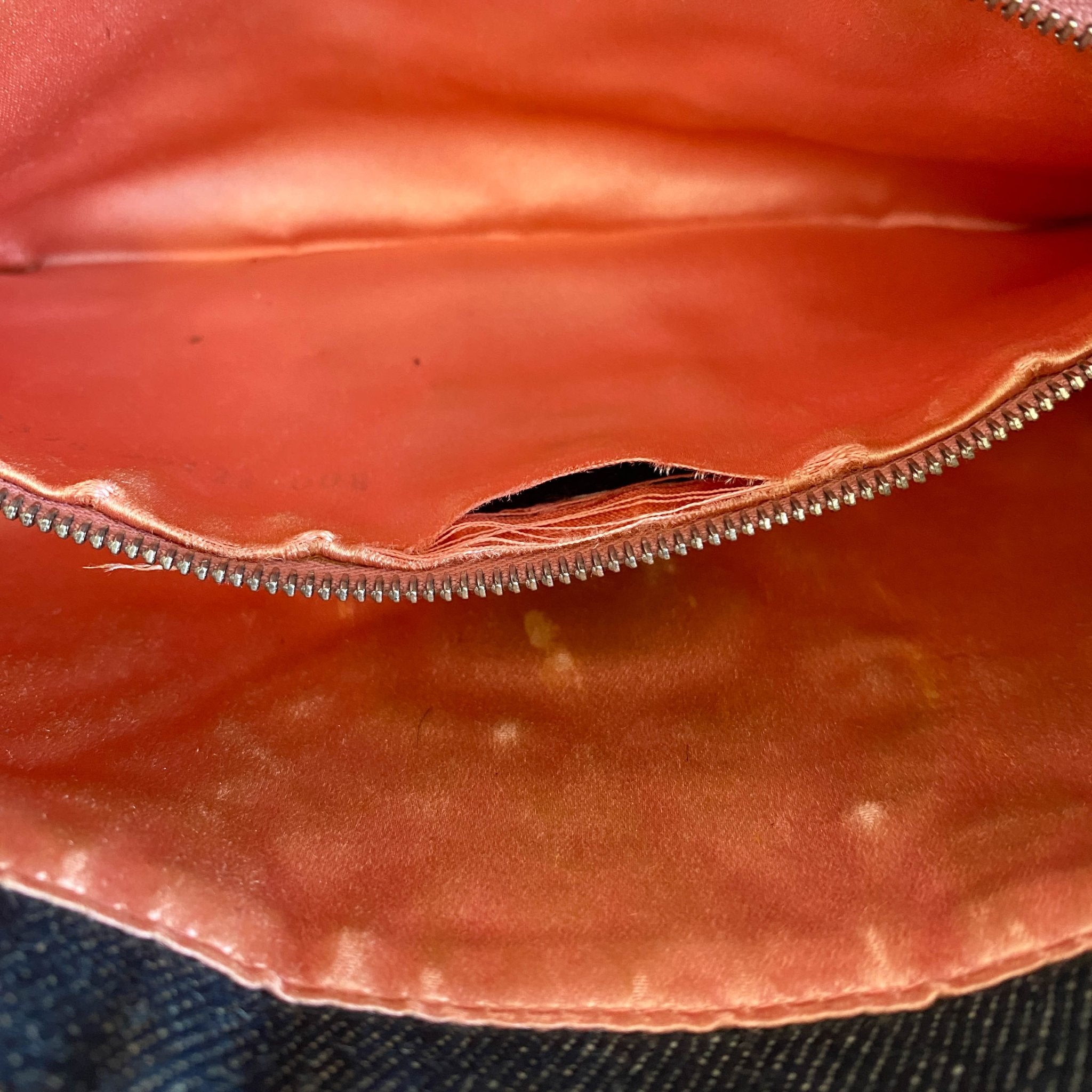 FENDI Baguette Denim Embroidered Beaded Pink / Green Shoulder Bag, in , Sold by HIVE PRELOVED - Shoulder Bags, ,