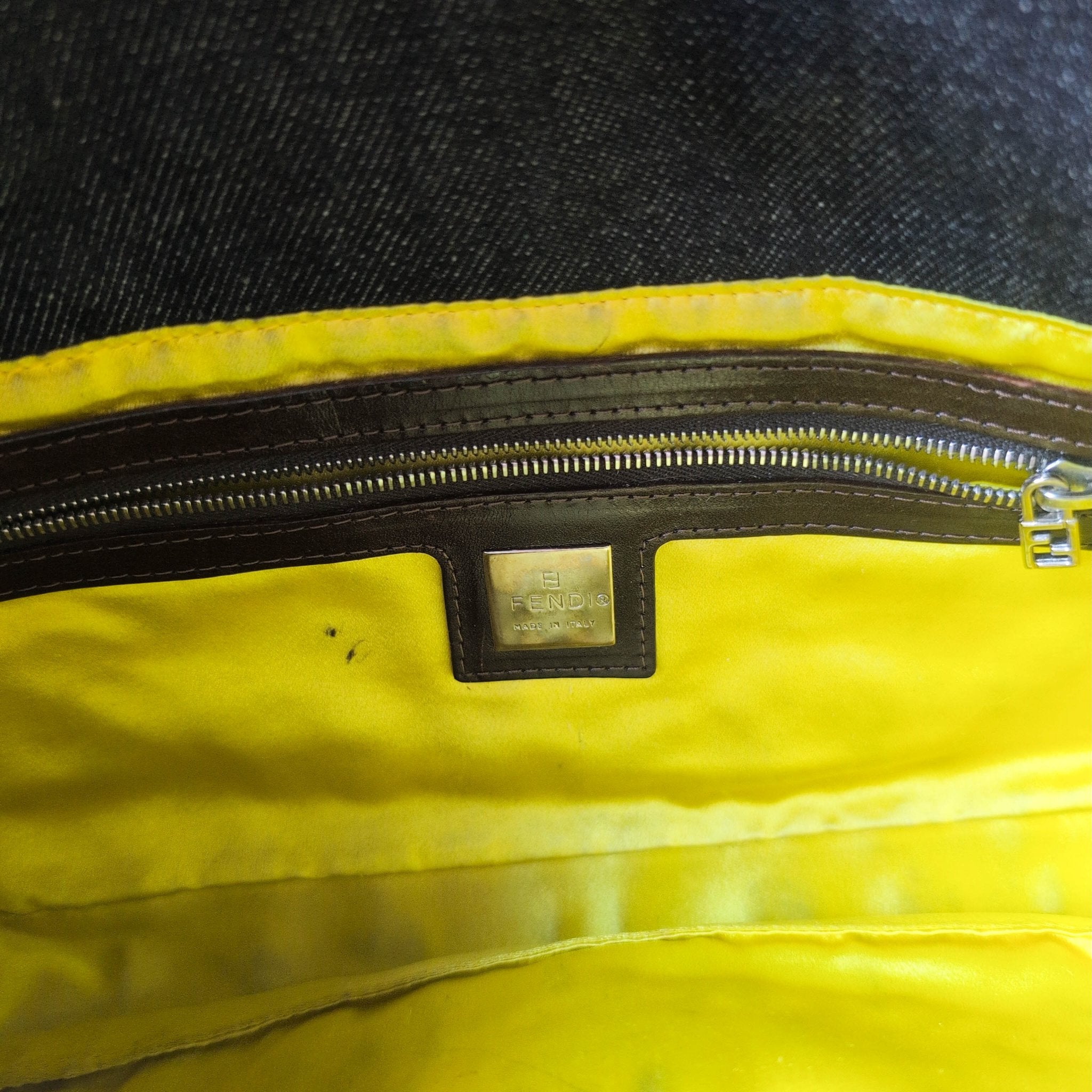 FENDI Baguette Denim Floral Beaded Shoulder Bag, in , Sold by HIVE PRELOVED - Shoulder Bags, ,