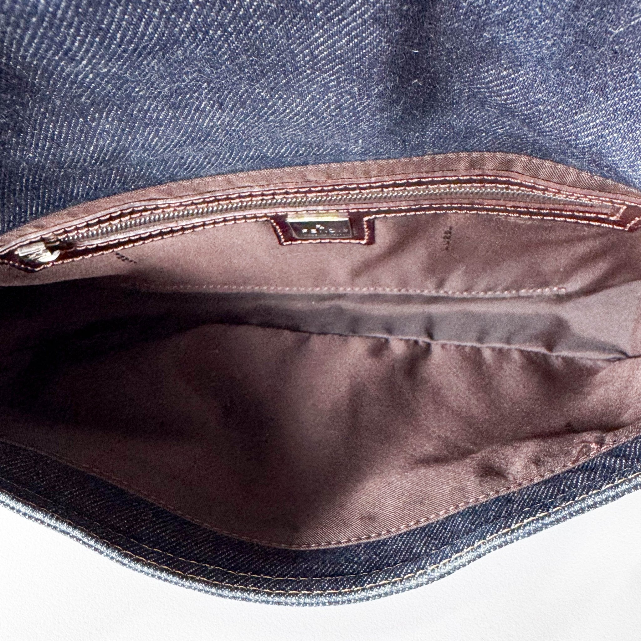 FENDI Baguette Denim Shoulder Bag, in , Sold by HIVE PRELOVED - Shoulder Bags, ,