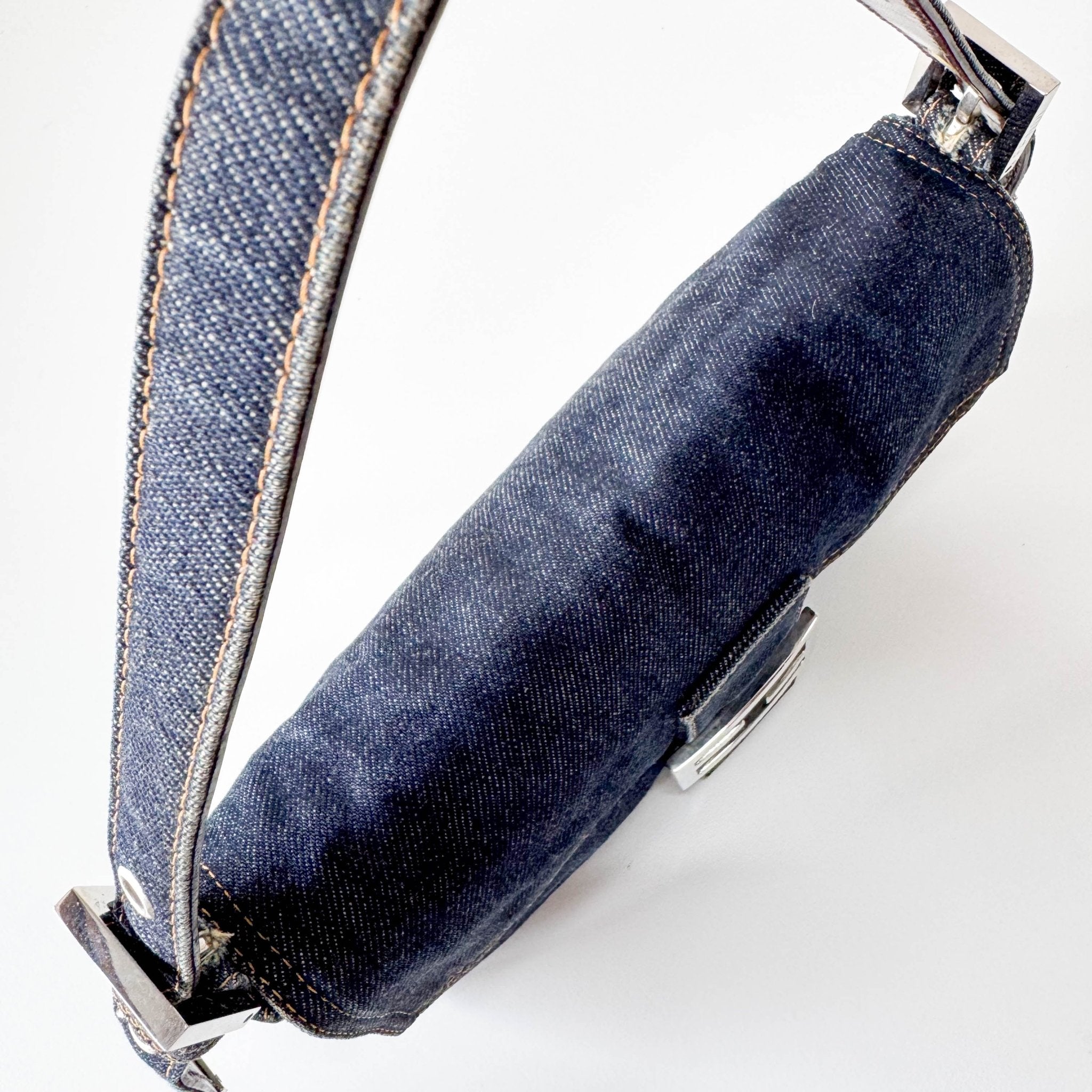 FENDI Baguette Denim Shoulder Bag, in , Sold by HIVE PRELOVED - Shoulder Bags, ,