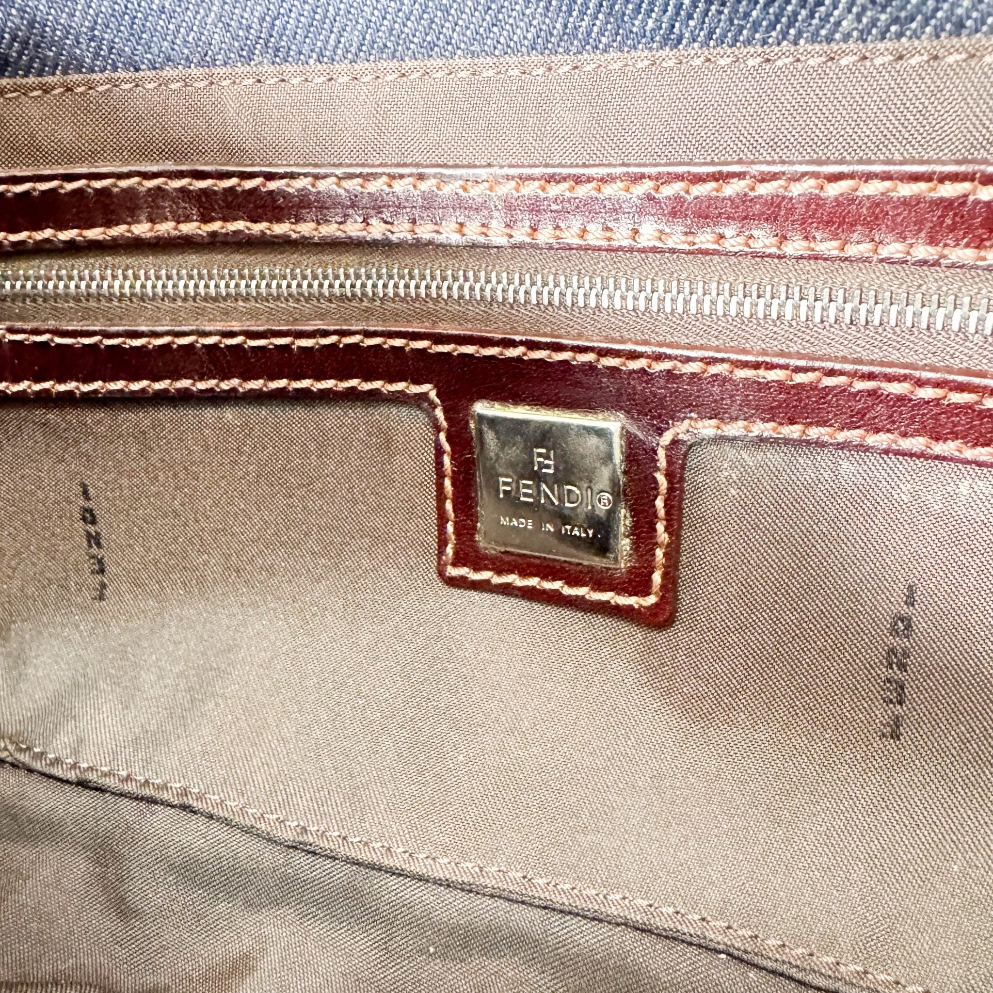 FENDI Baguette Denim Shoulder Bag, in , Sold by HIVE PRELOVED - Shoulder Bags, ,