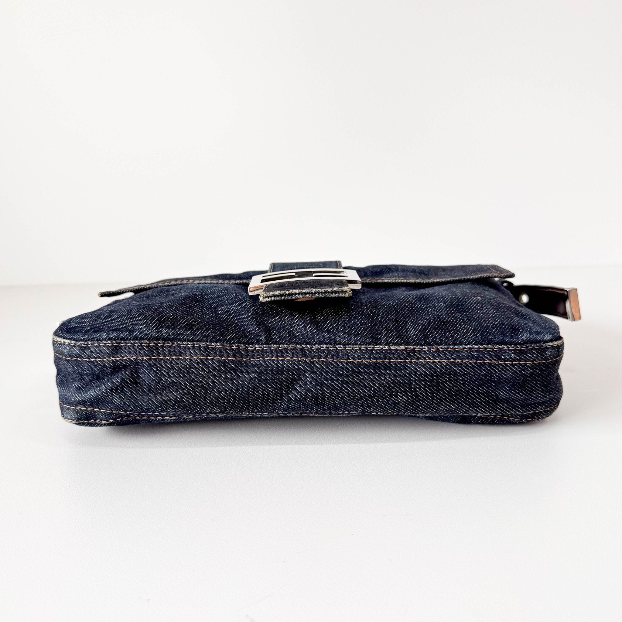 FENDI Baguette Denim Shoulder Bag, in , Sold by HIVE PRELOVED - Shoulder Bags, ,