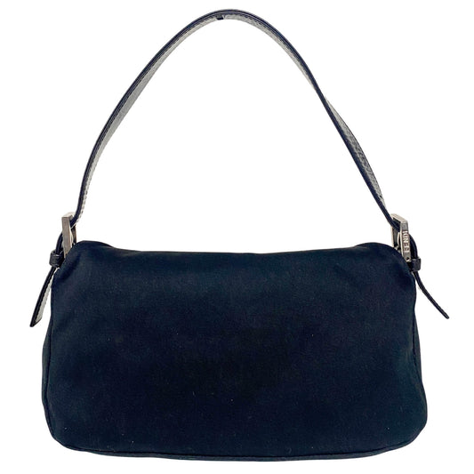 FENDI Baguette Flap Neoprene Black Shoulder Bag, in , Sold by HIVE PRELOVED - Shoulder Bags, ,