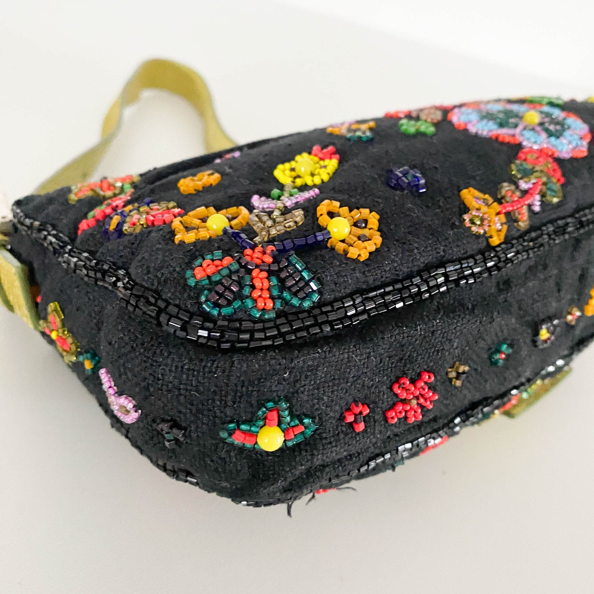 FENDI Baguette Floral Beaded Shoulder Bag, in , Sold by HIVE PRELOVED - Shoulder Bags, ,