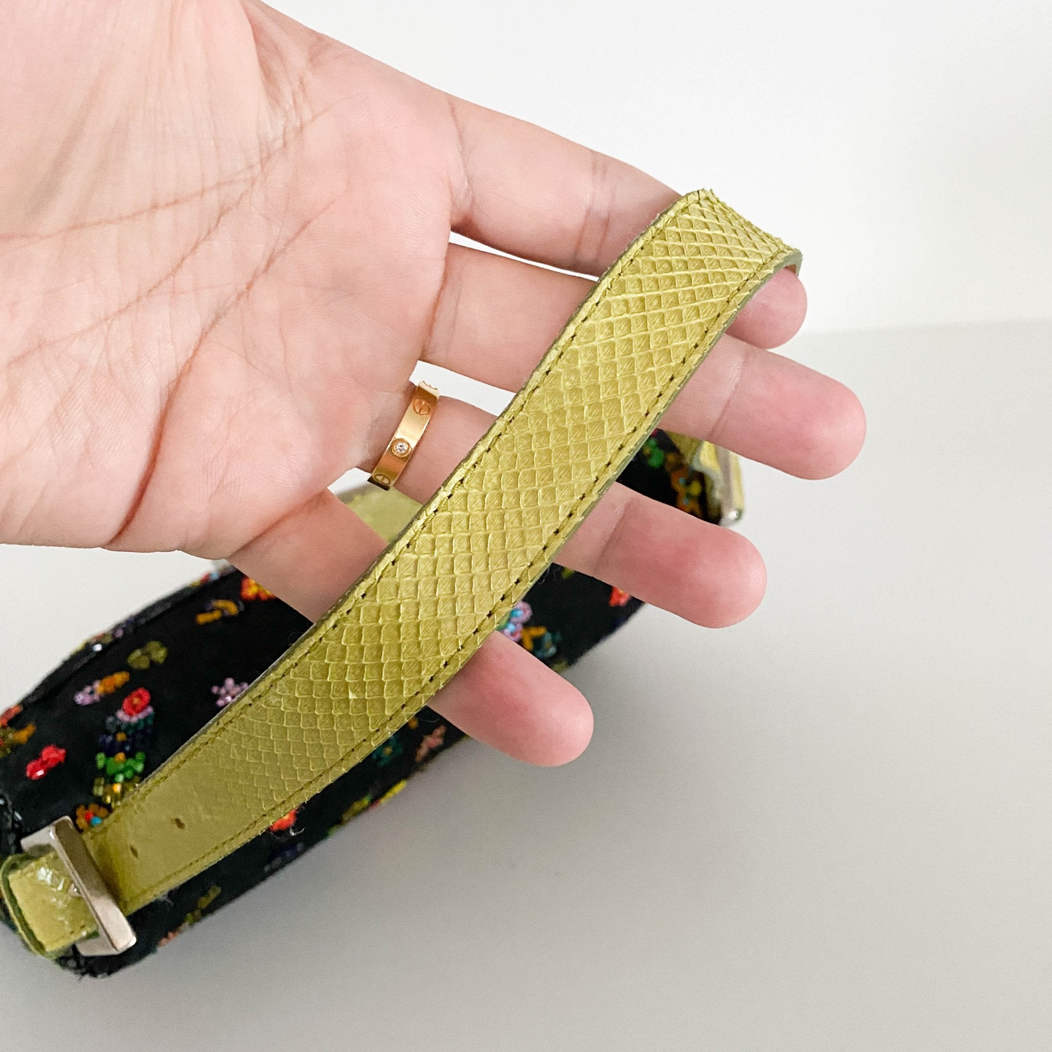 FENDI Baguette Floral Beaded Shoulder Bag, in , Sold by HIVE PRELOVED - Shoulder Bags, ,