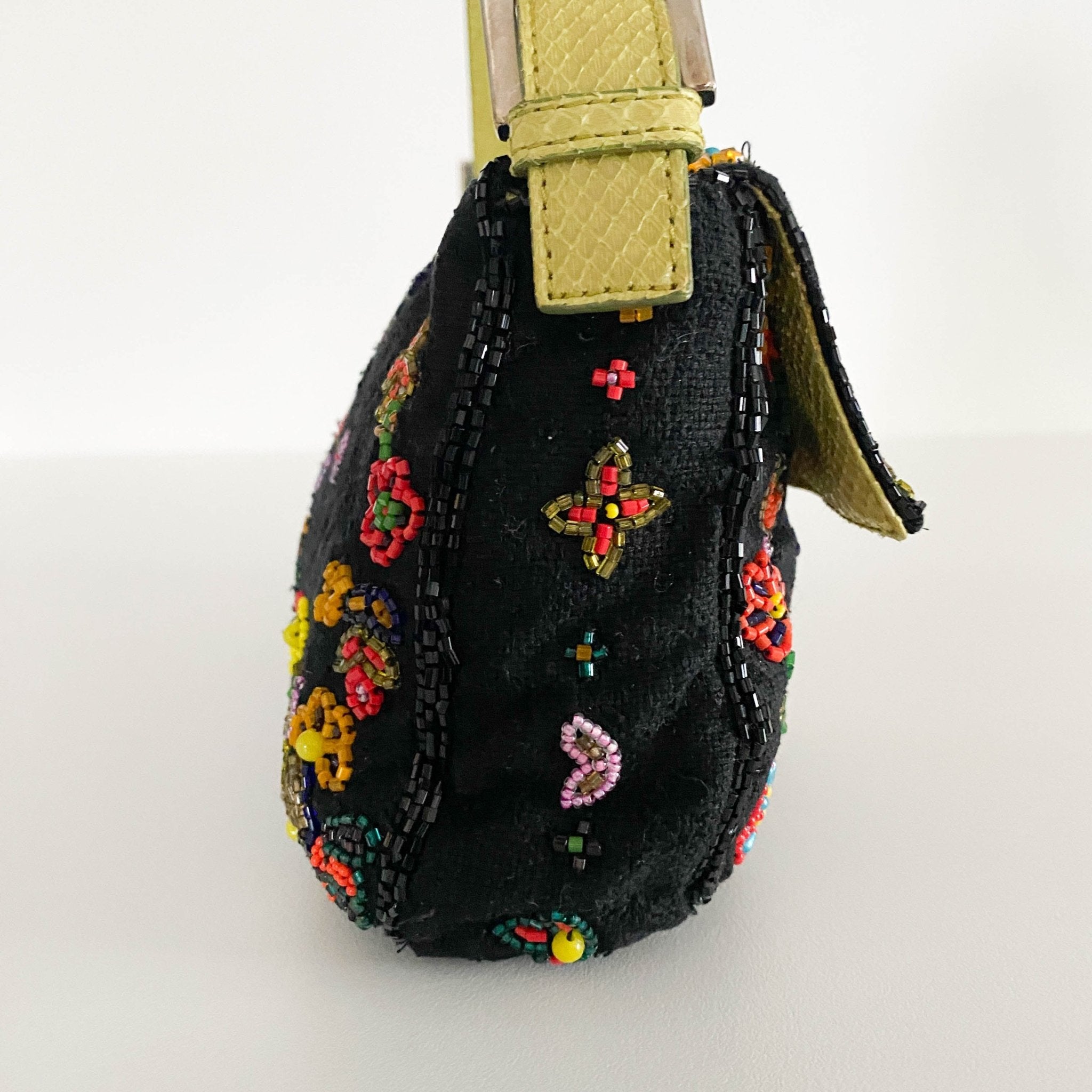 FENDI Baguette Floral Beaded Shoulder Bag, in , Sold by HIVE PRELOVED - Shoulder Bags, ,