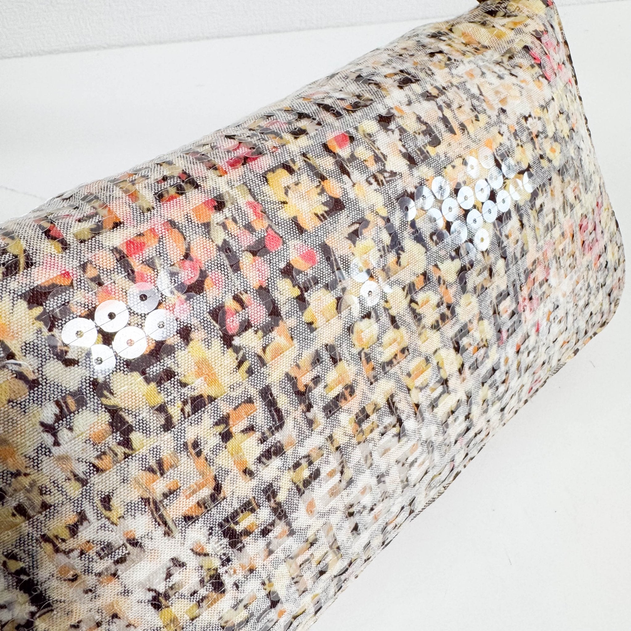 FENDI Baguette Floral Design Sequin Shoulder Bag, in , Sold by HIVE PRELOVED - Shoulder Bags, ,