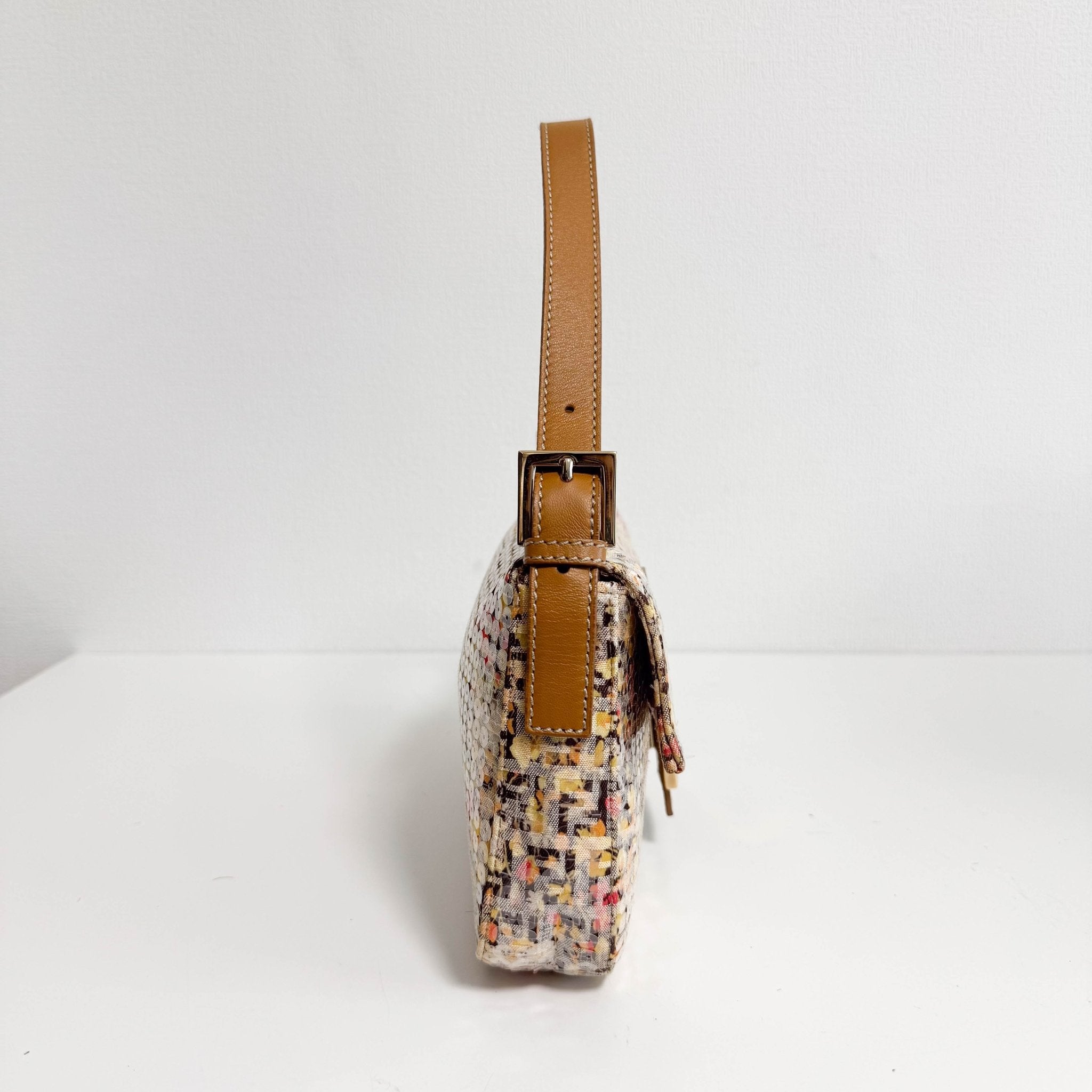 FENDI Baguette Floral Design Sequin Shoulder Bag, in , Sold by HIVE PRELOVED - Shoulder Bags, ,