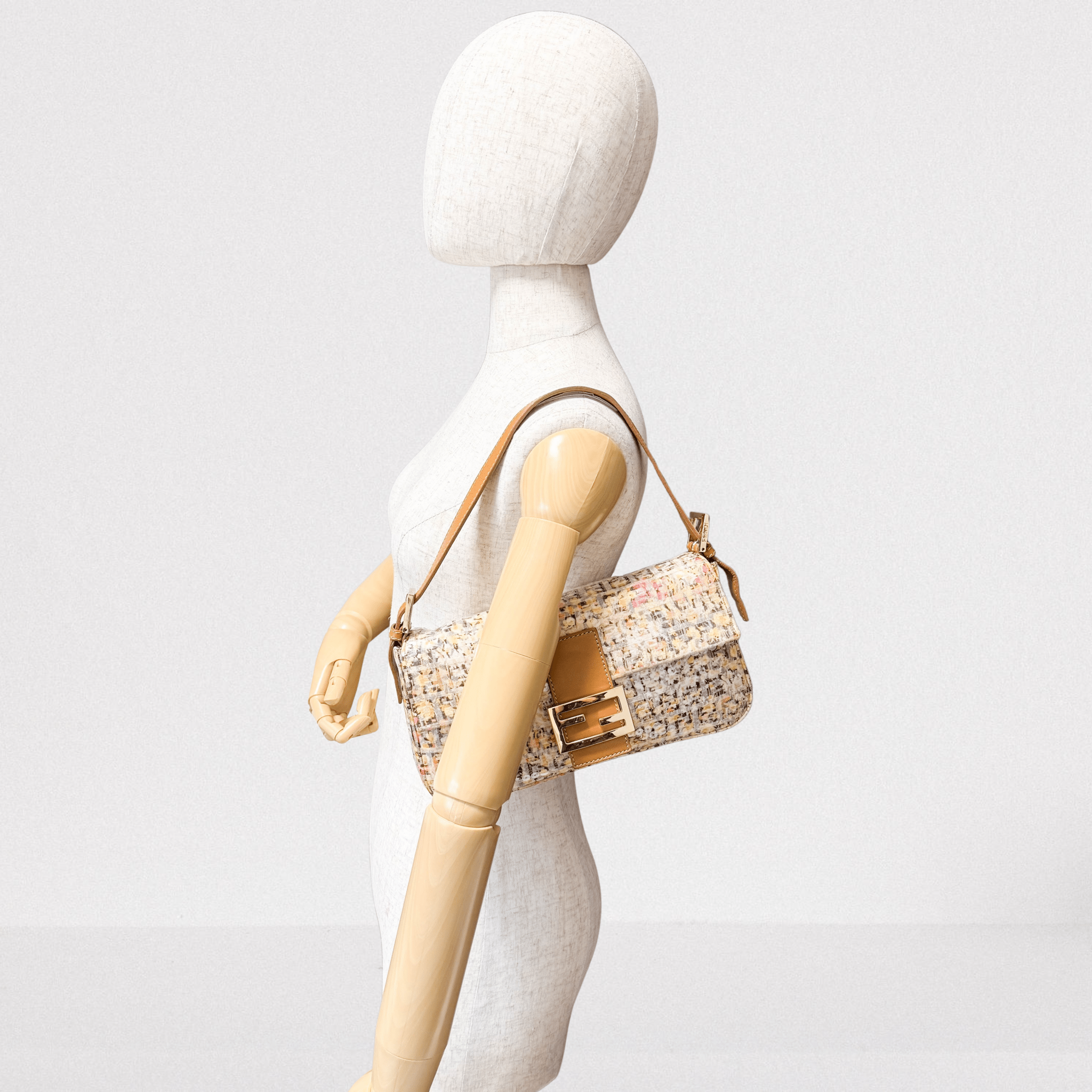 FENDI Baguette Floral Design Sequin Shoulder Bag, in , Sold by HIVE PRELOVED - Shoulder Bags, ,