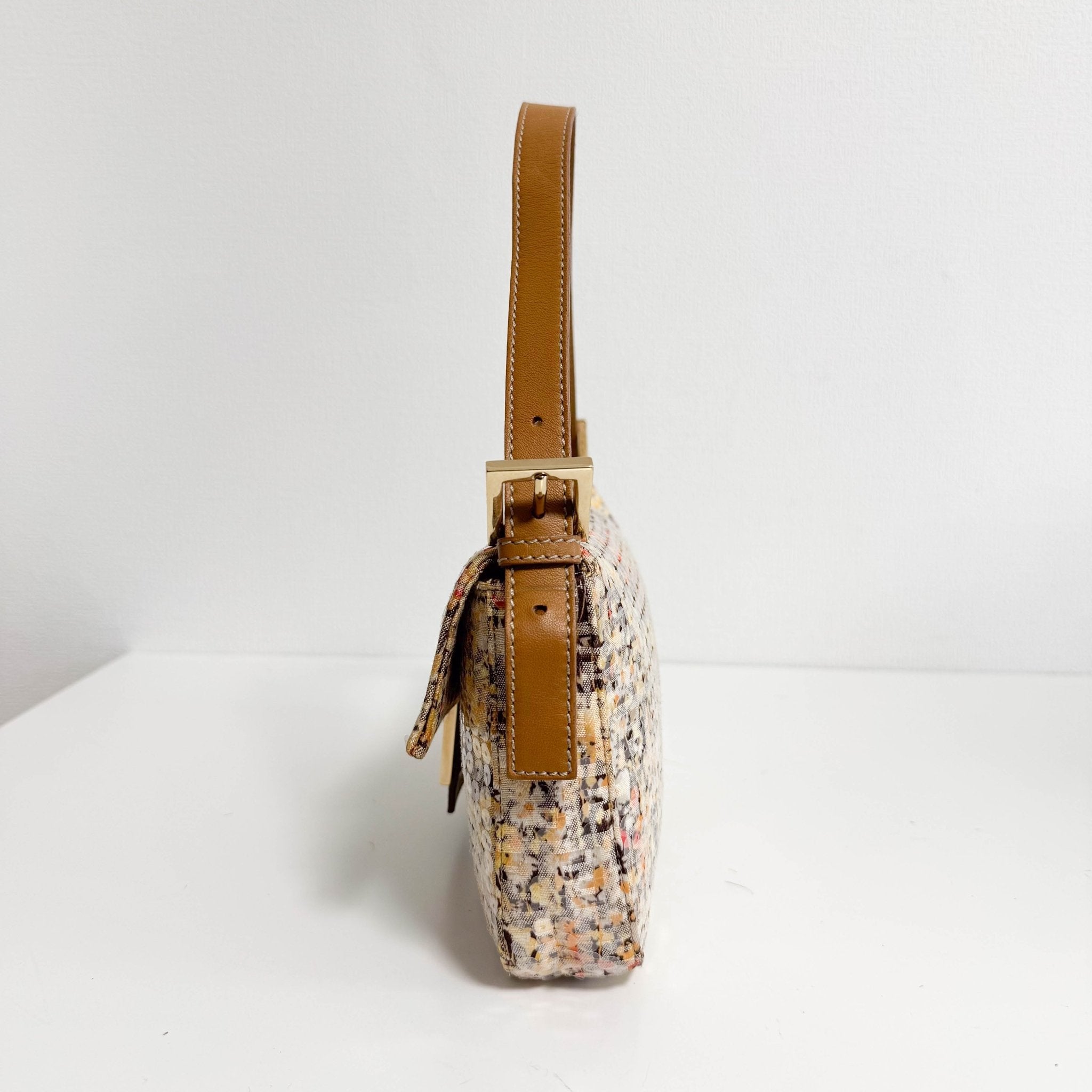 FENDI Baguette Floral Design Sequin Shoulder Bag, in , Sold by HIVE PRELOVED - Shoulder Bags, ,